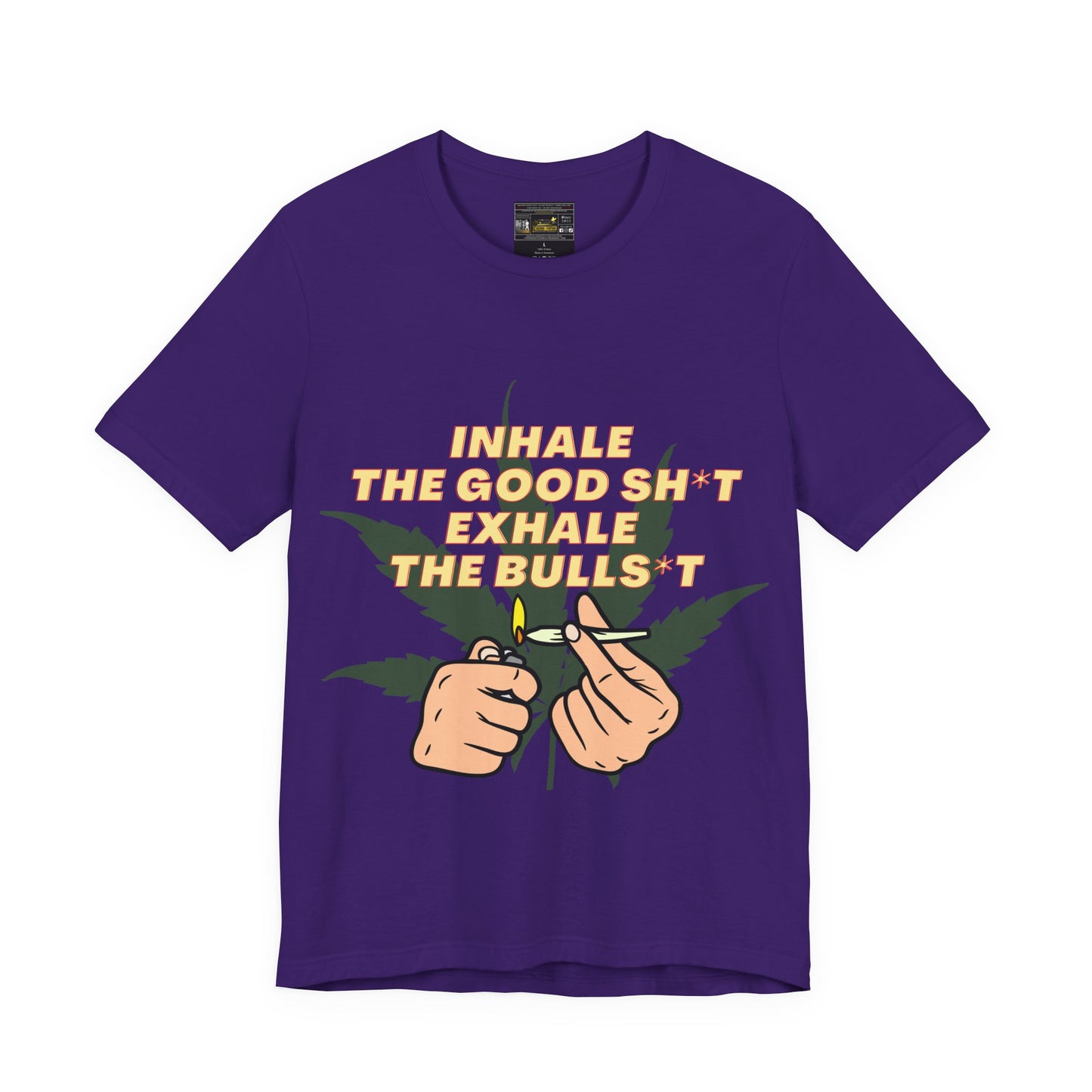 Inhale Unisex Jersey Short Sleeve Tee