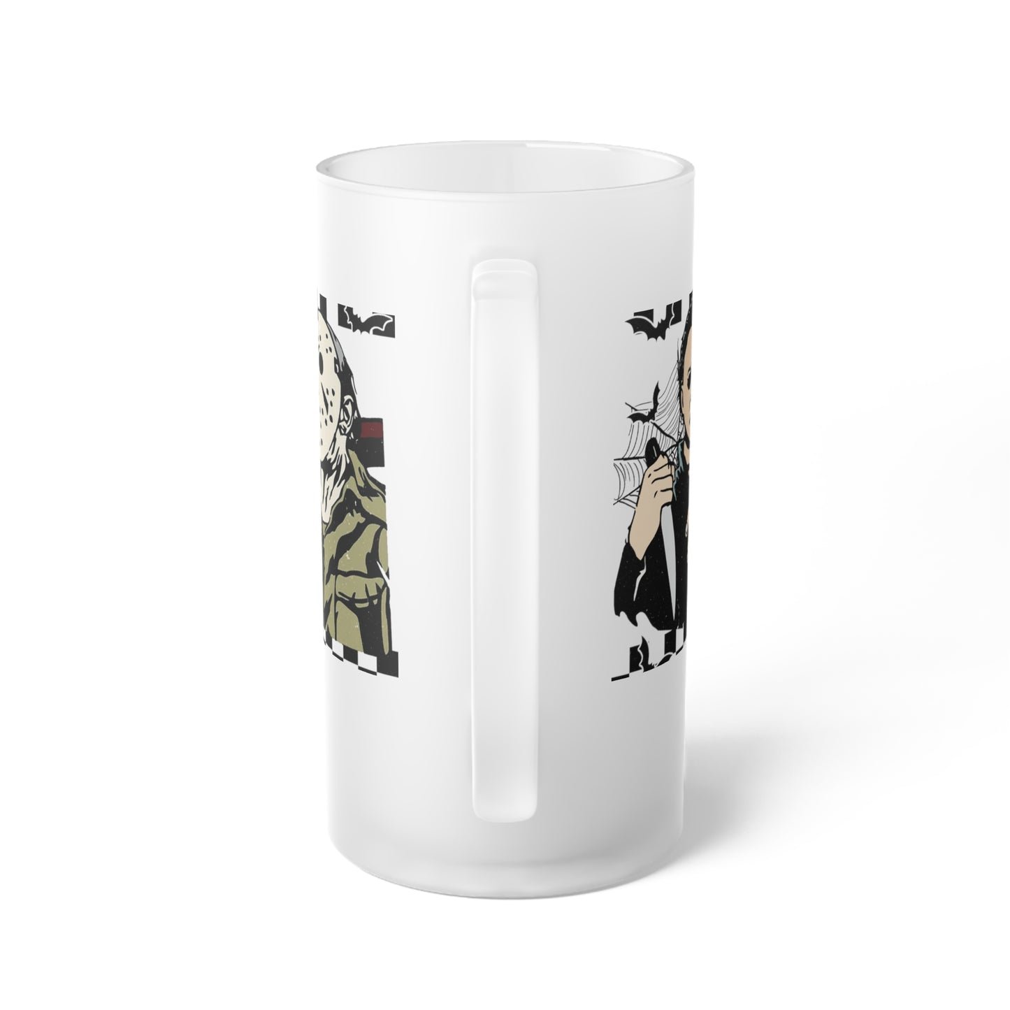 Halloween - Frosted Glass Beer Mug