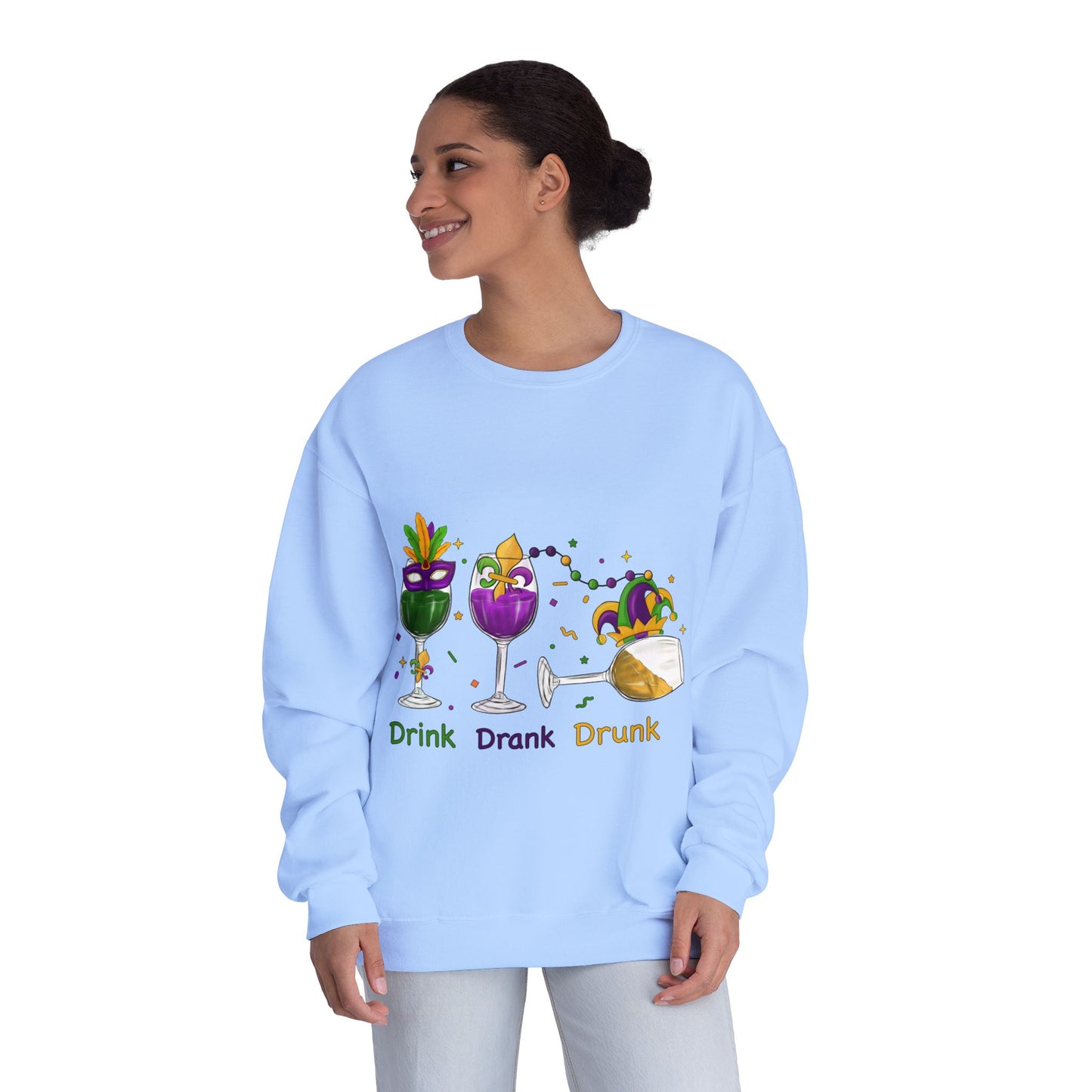 Mardi Gras time Crewneck Sweatshirt