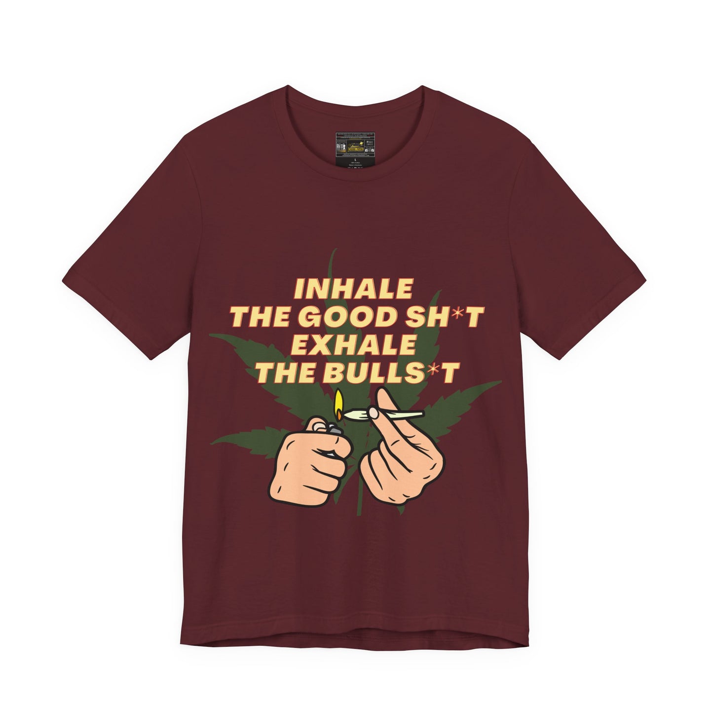 Inhale Unisex Jersey Short Sleeve Tee