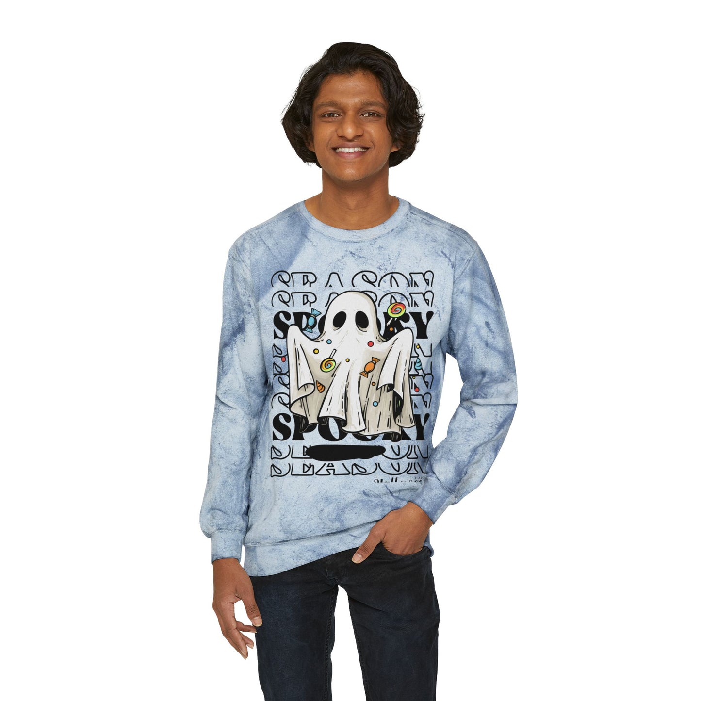 Unisex Color Blast Crewneck Sweatshirt