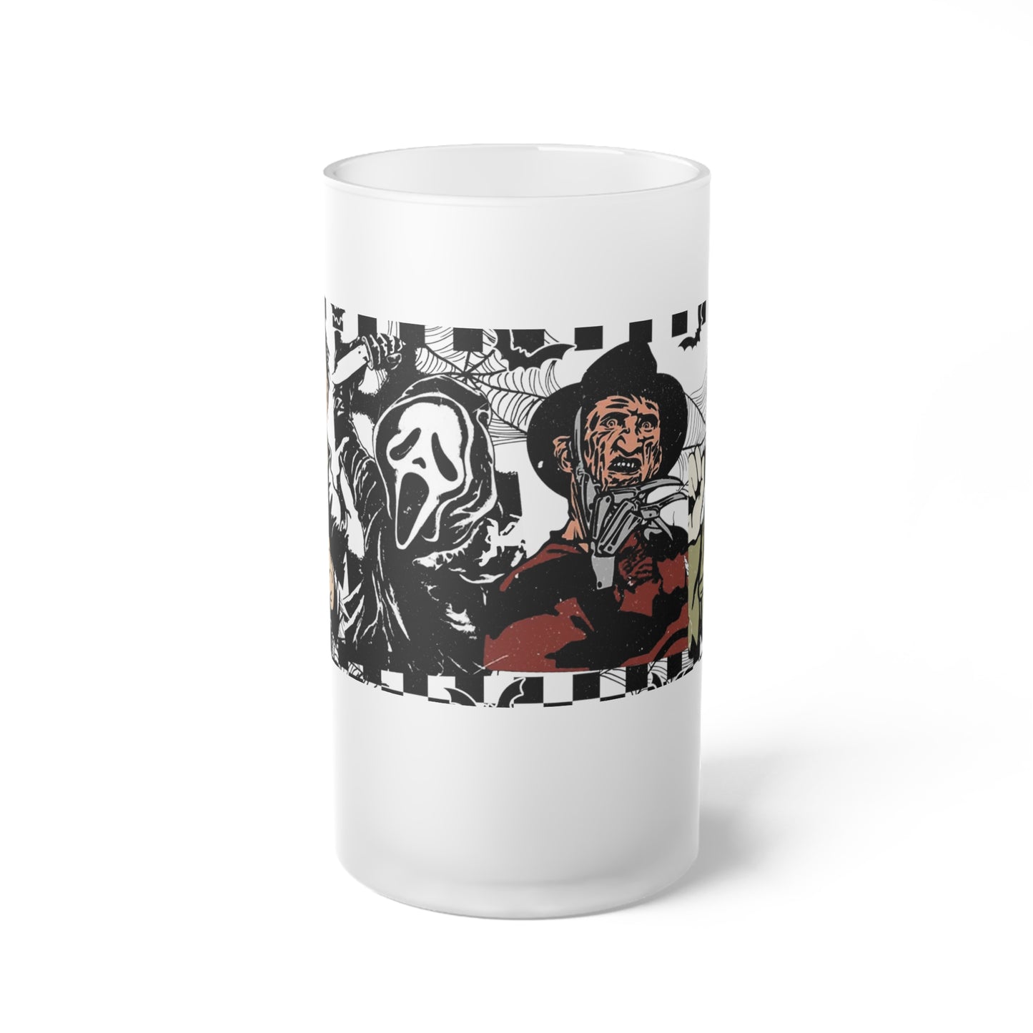 Halloween - Frosted Glass Beer Mug