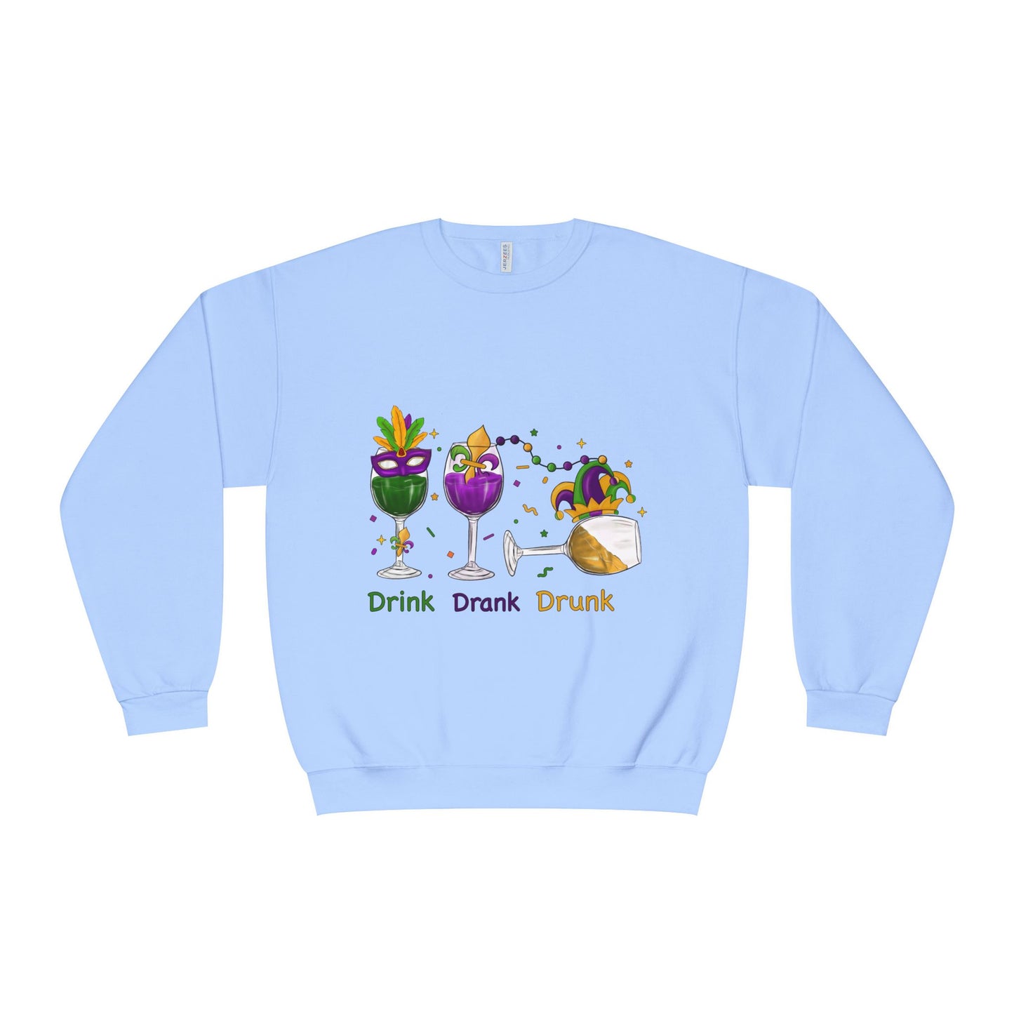 Mardi Gras time Crewneck Sweatshirt