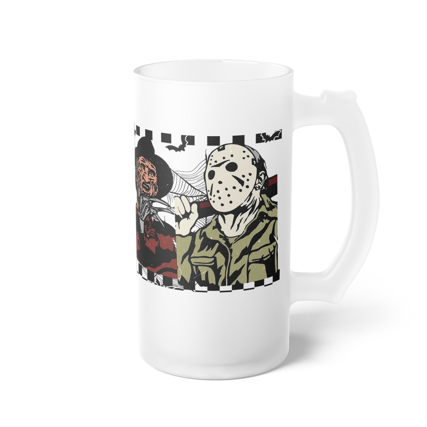 Halloween - Frosted Glass Beer Mug