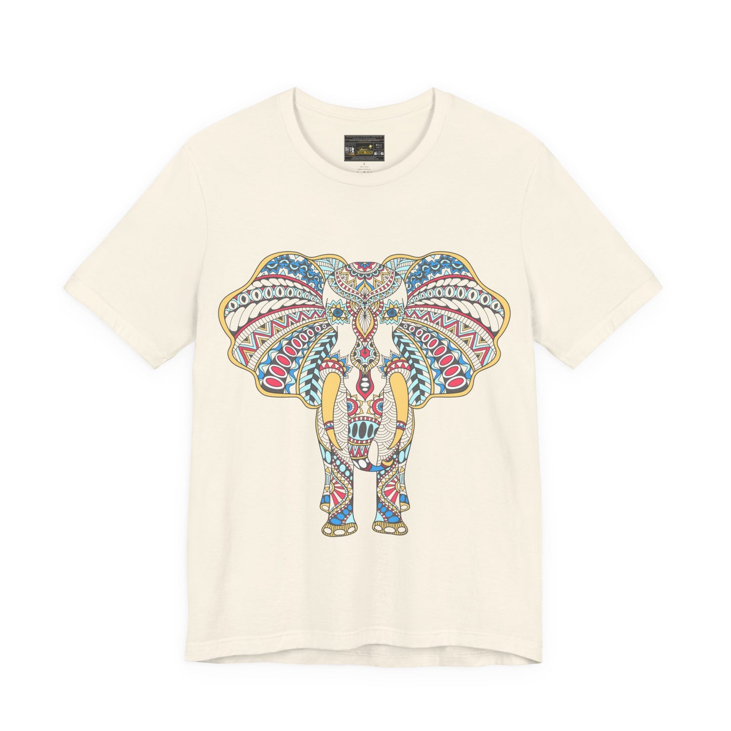 Indian Elephant ART Jersey Short Sleeve Tee