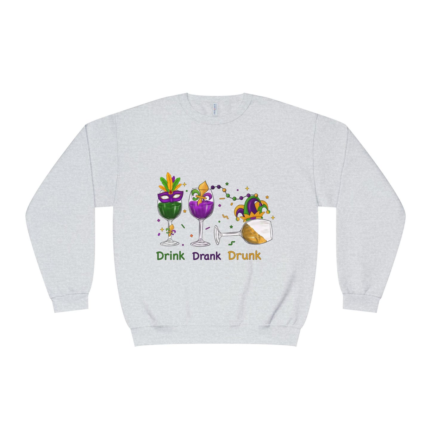 Mardi Gras time Crewneck Sweatshirt
