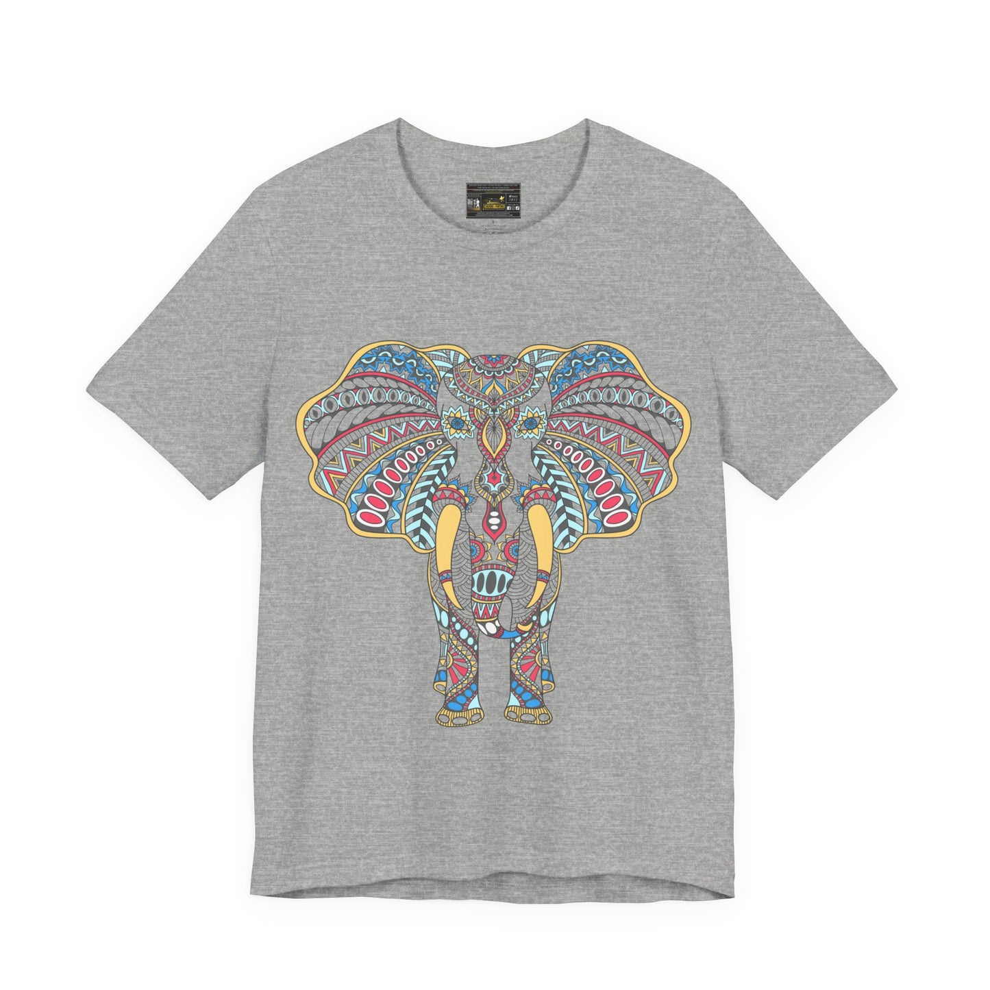 Indian Elephant ART Jersey Short Sleeve Tee