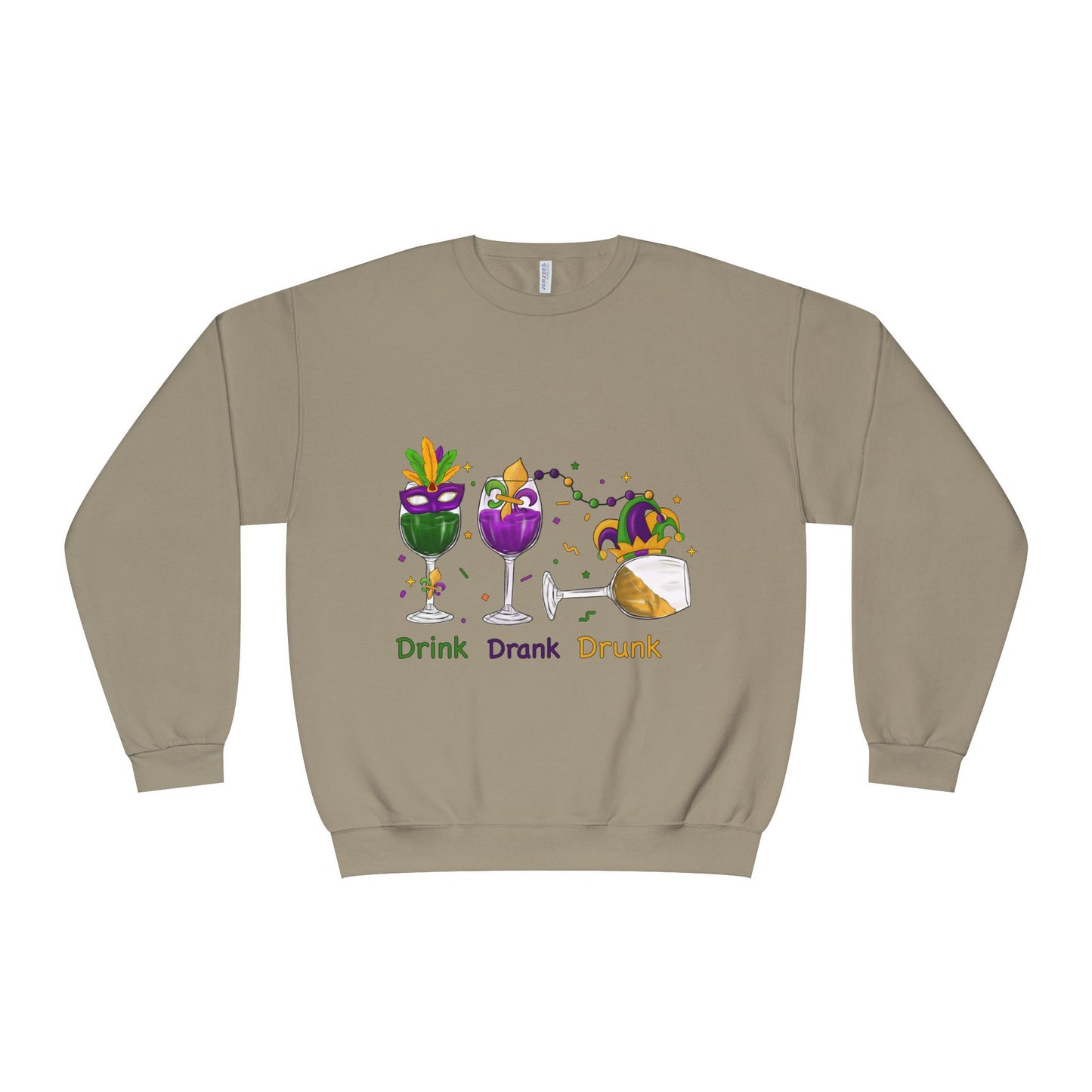 Mardi Gras time Crewneck Sweatshirt