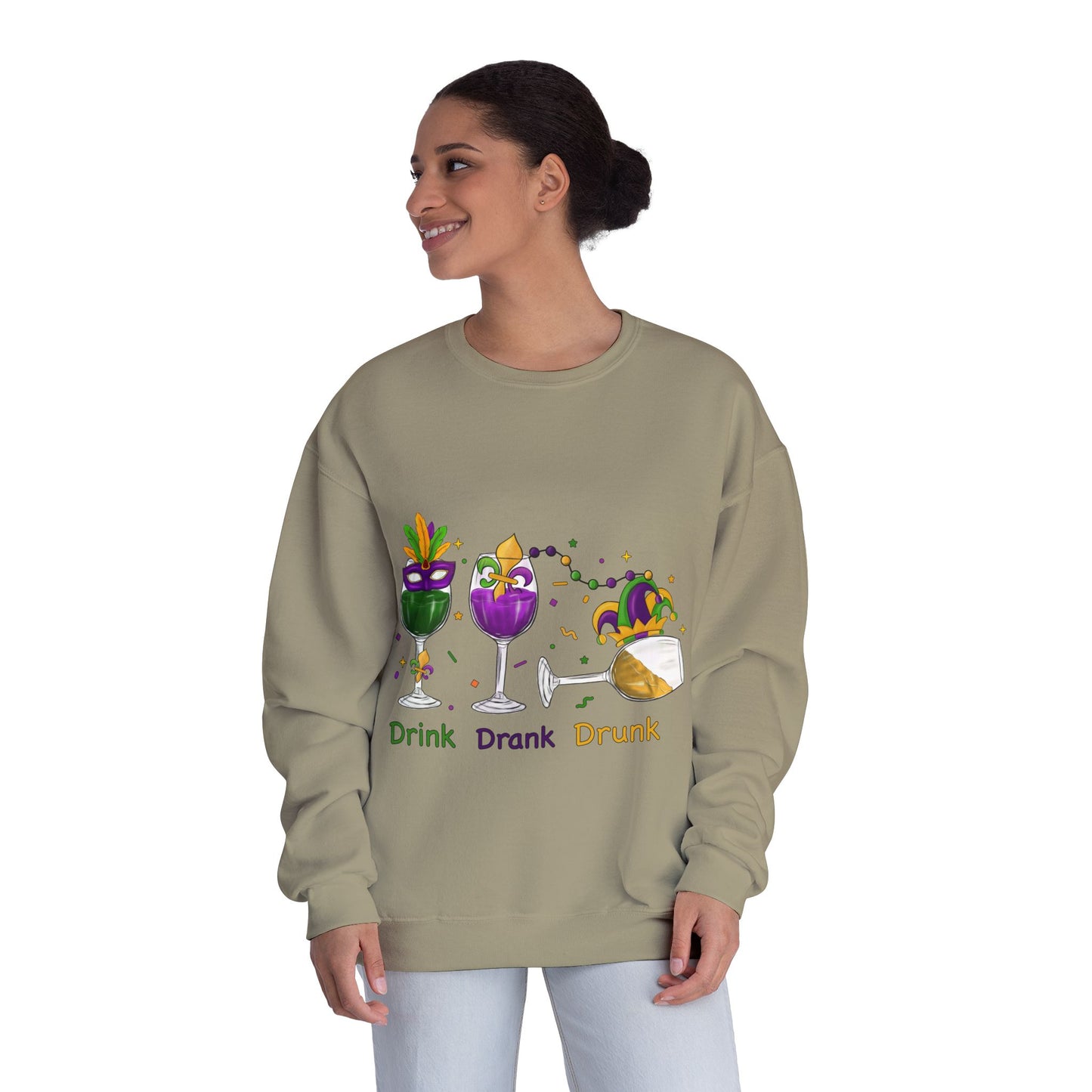 Mardi Gras time Crewneck Sweatshirt