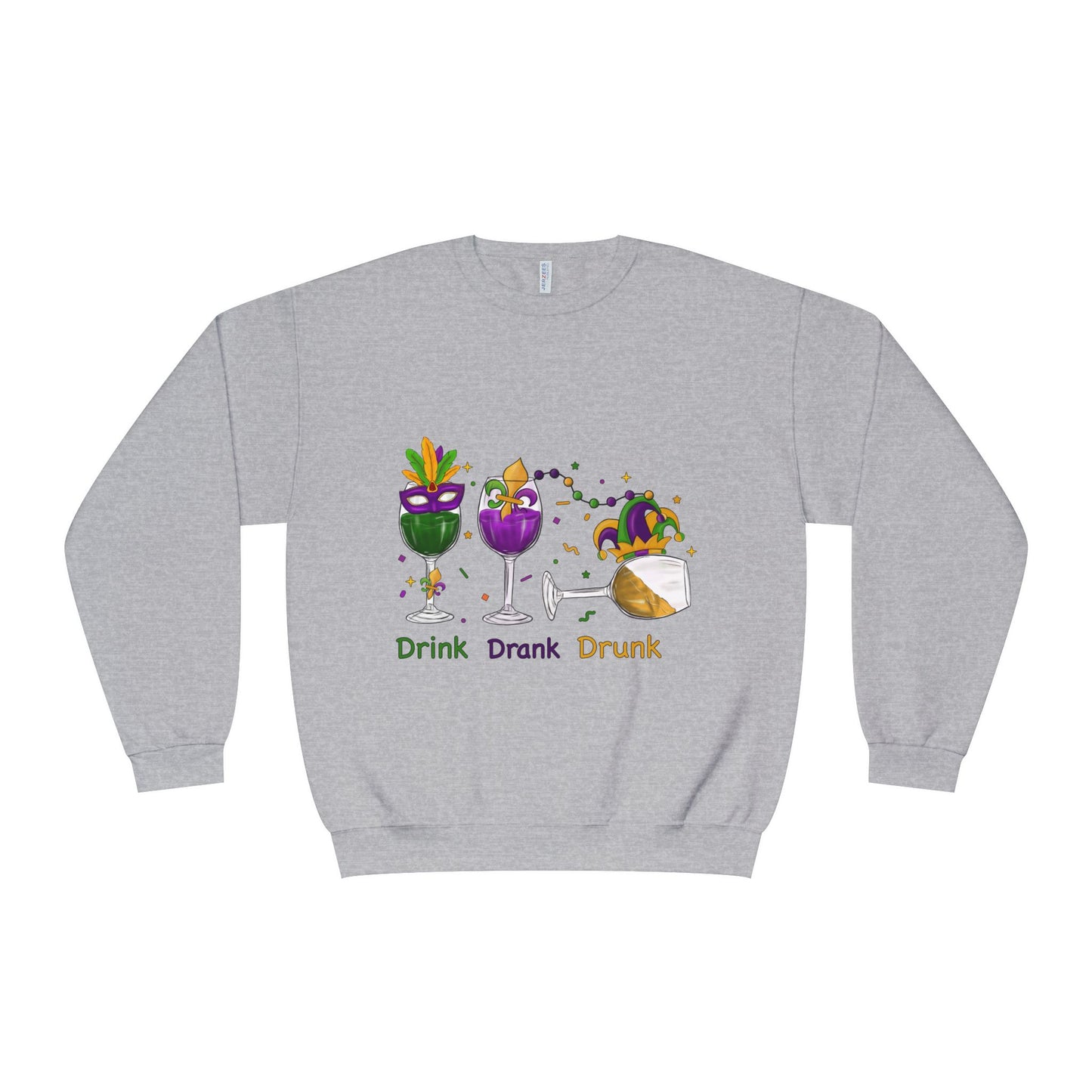 Mardi Gras time Crewneck Sweatshirt