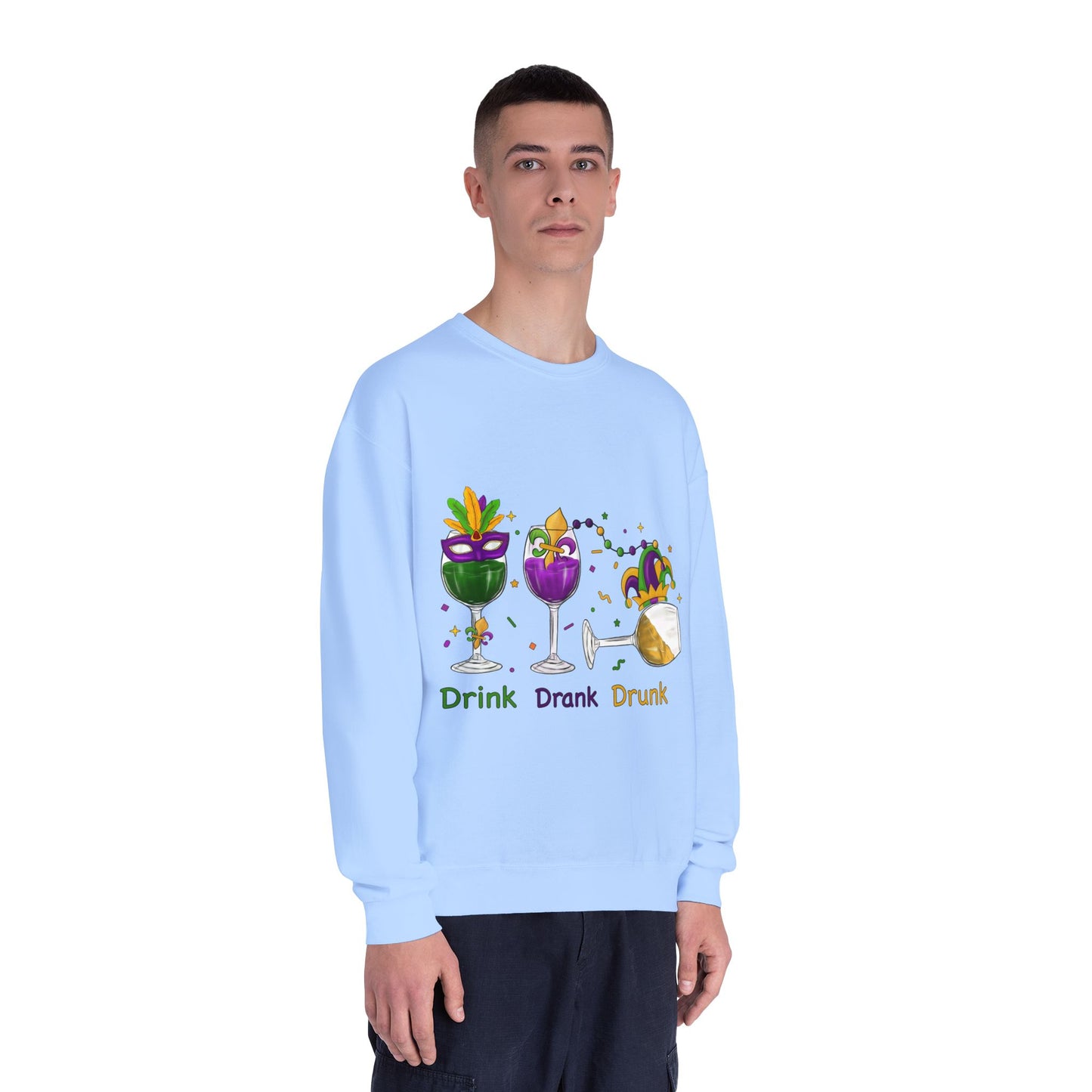 Mardi Gras time Crewneck Sweatshirt