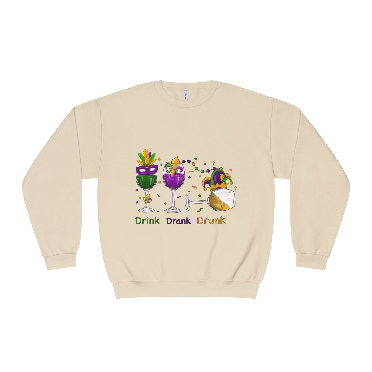 Mardi Gras time Crewneck Sweatshirt