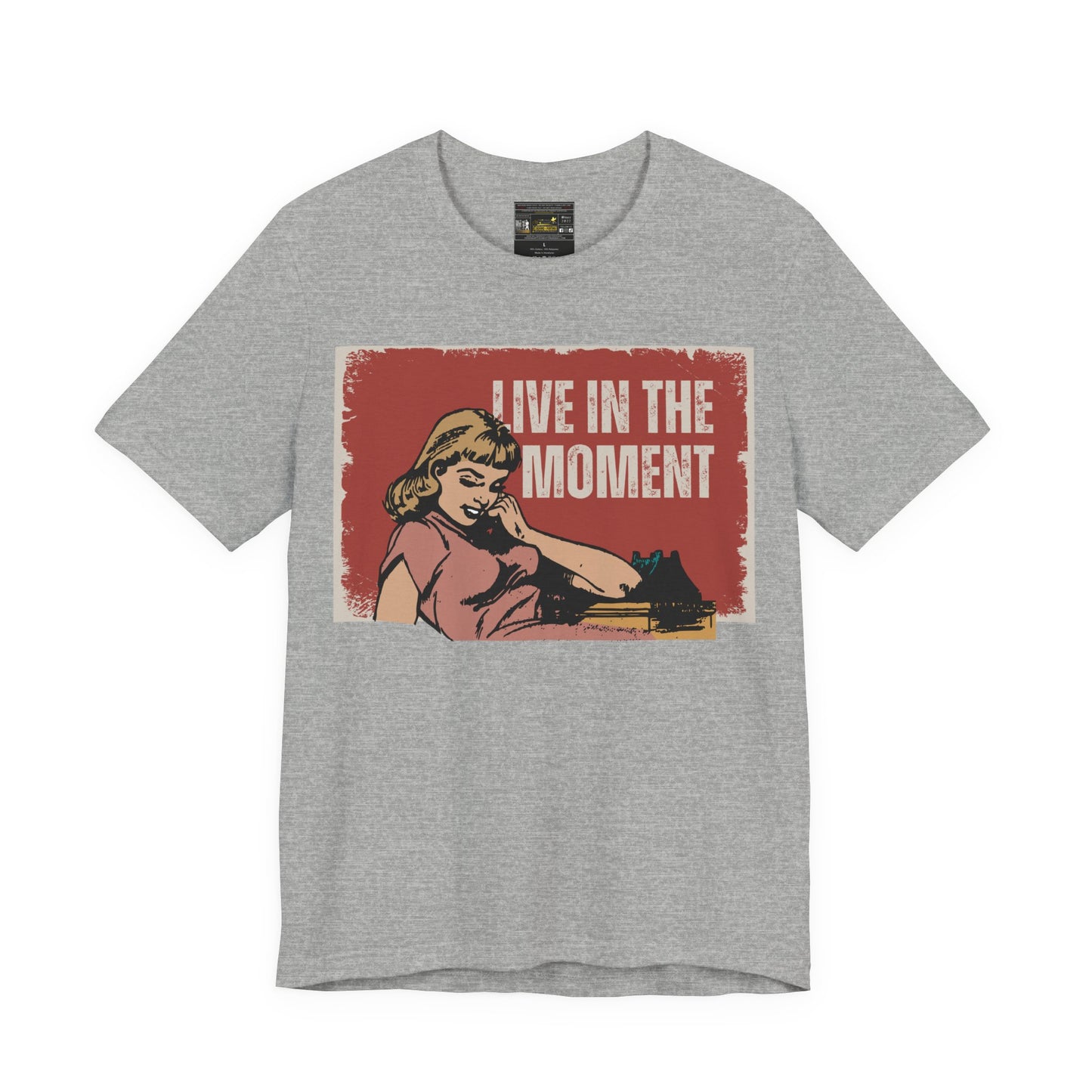 Live in the moment Unisex Jersey Short Sleeve Tee
