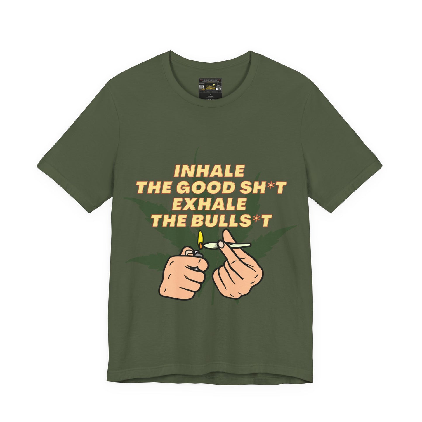 Inhale Unisex Jersey Short Sleeve Tee