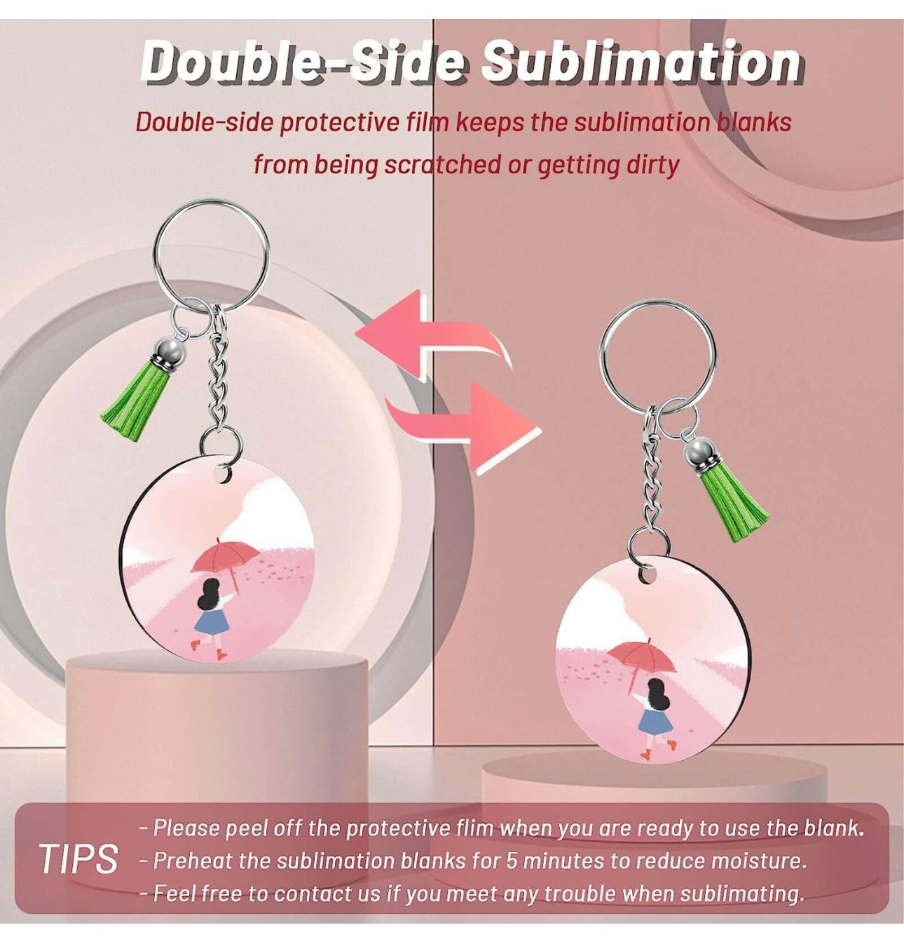 Key rings - sublimation