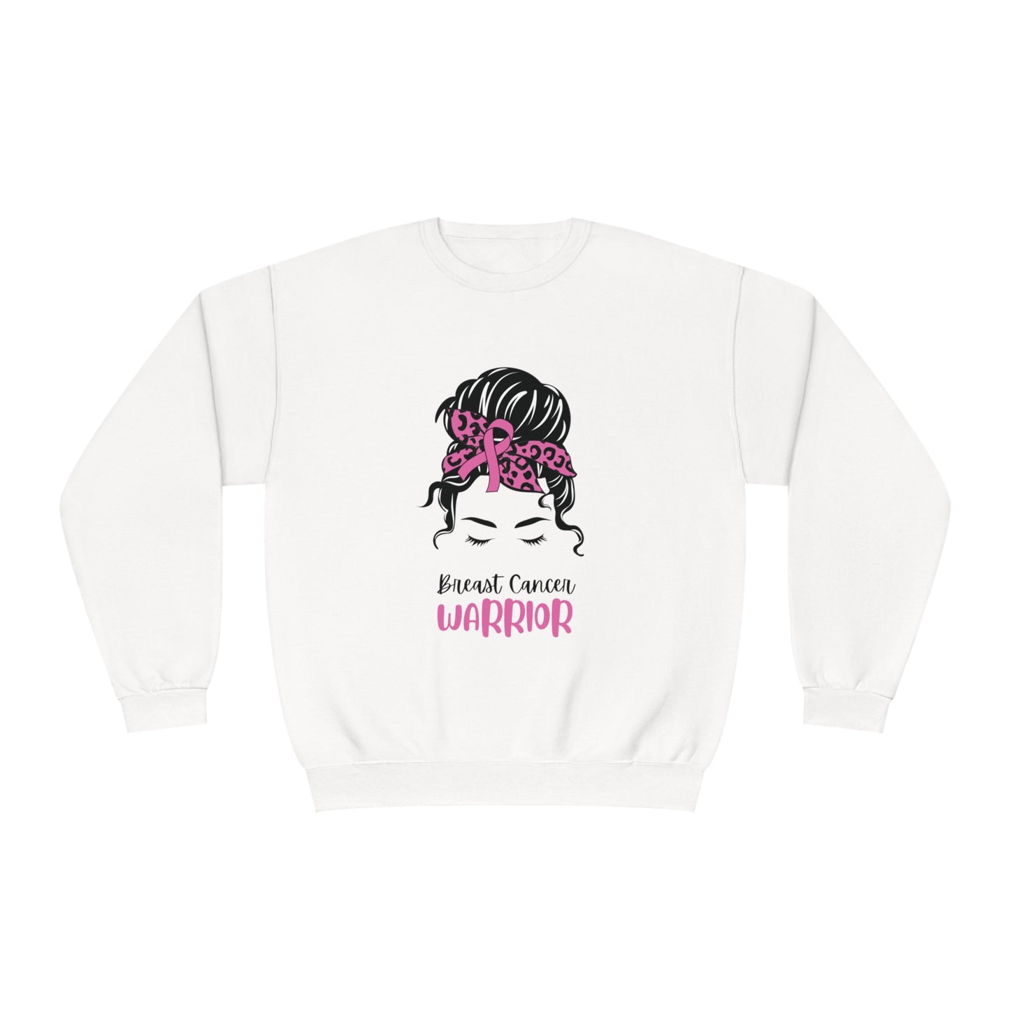 Breast Cancer Warrior - Unisex NuBlend® Crewneck Sweatshirt