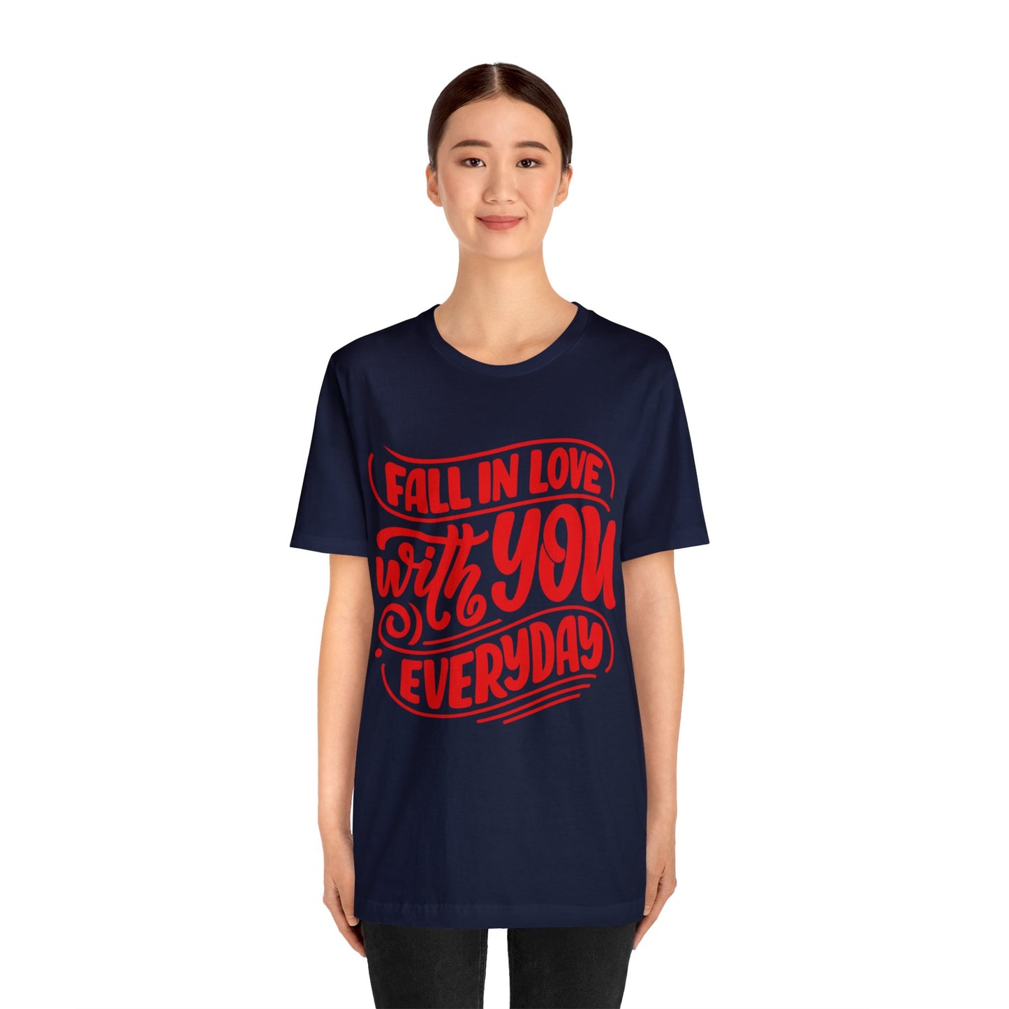 Fall In Love Unisex Jersey Short Sleeve Tee