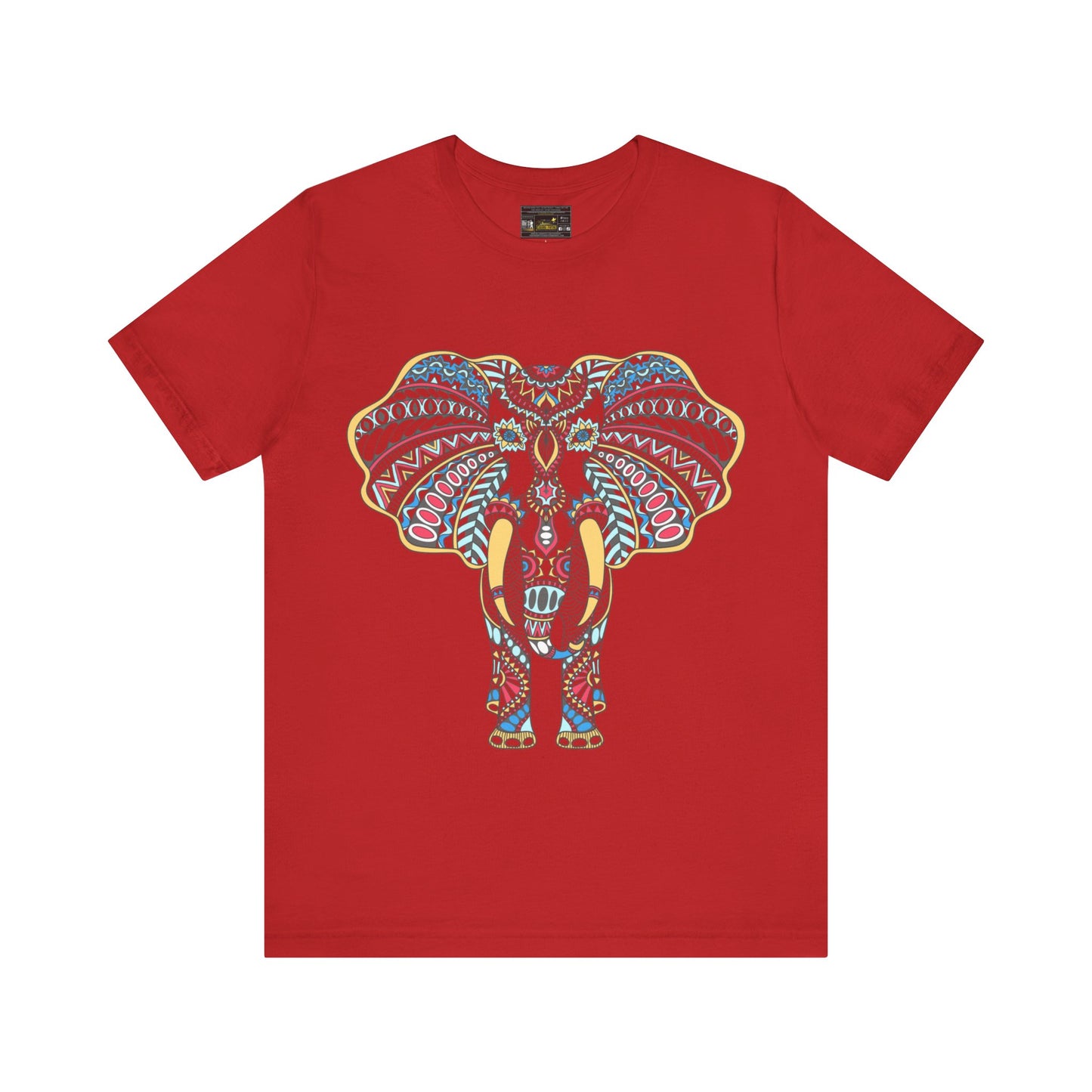 Indian Elephant ART Jersey Short Sleeve Tee