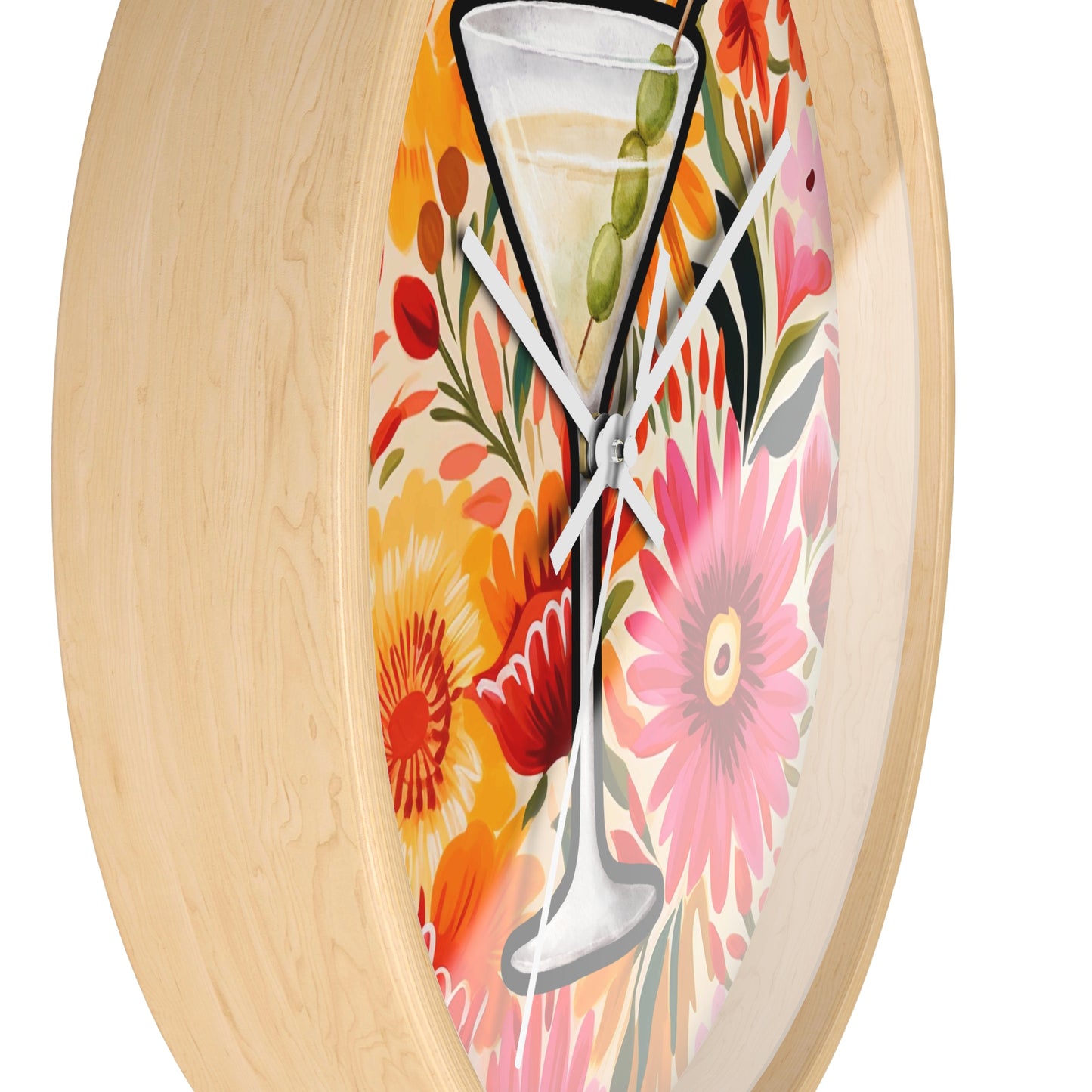 Maximalist Wall Clock, Modern Wall Art, Colorful Maximalist Wall Clock, maximalist