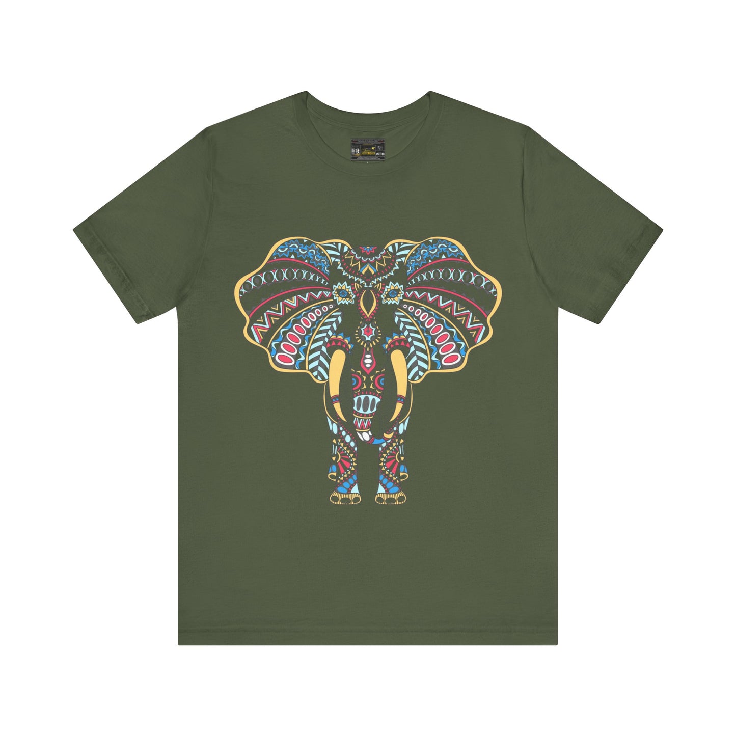 Indian Elephant ART Jersey Short Sleeve Tee