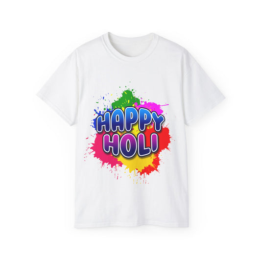 Happy Holi Unisex Ultra Cotton Tee