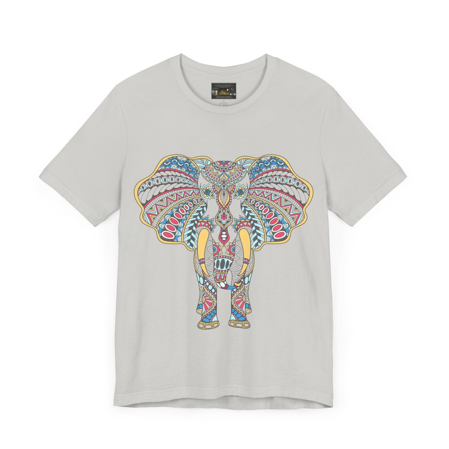 Indian Elephant ART Jersey Short Sleeve Tee