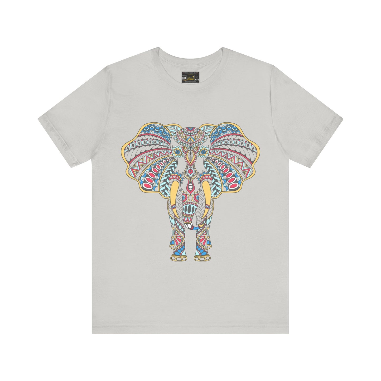 Indian Elephant ART Jersey Short Sleeve Tee