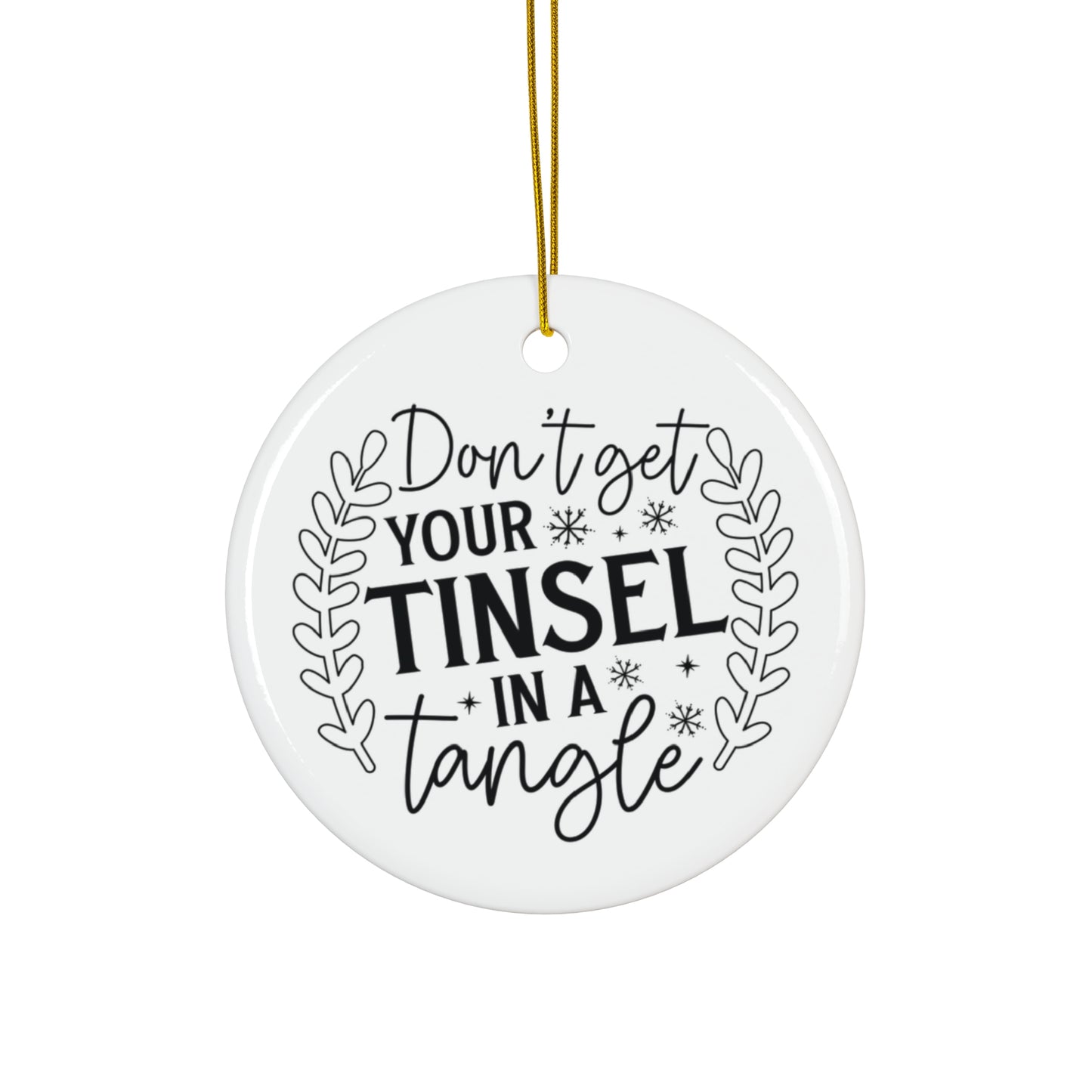 Ceramic Ornament, 4 Shapes