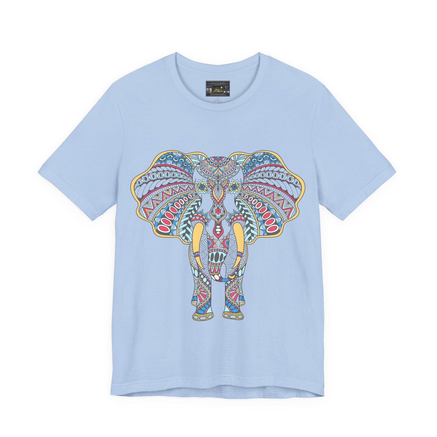 Indian Elephant ART Jersey Short Sleeve Tee