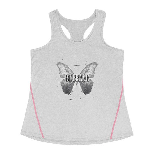 Be Brave Women's Racerback Sports Top