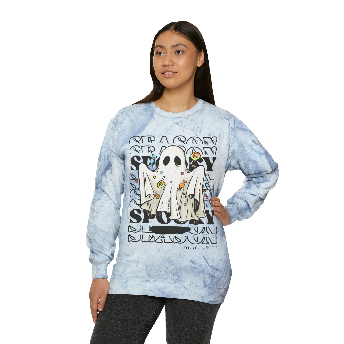 Unisex Color Blast Crewneck Sweatshirt