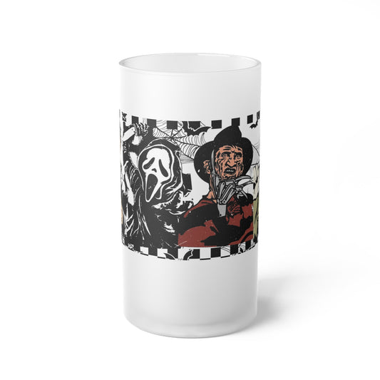 Halloween - Frosted Glass Beer Mug