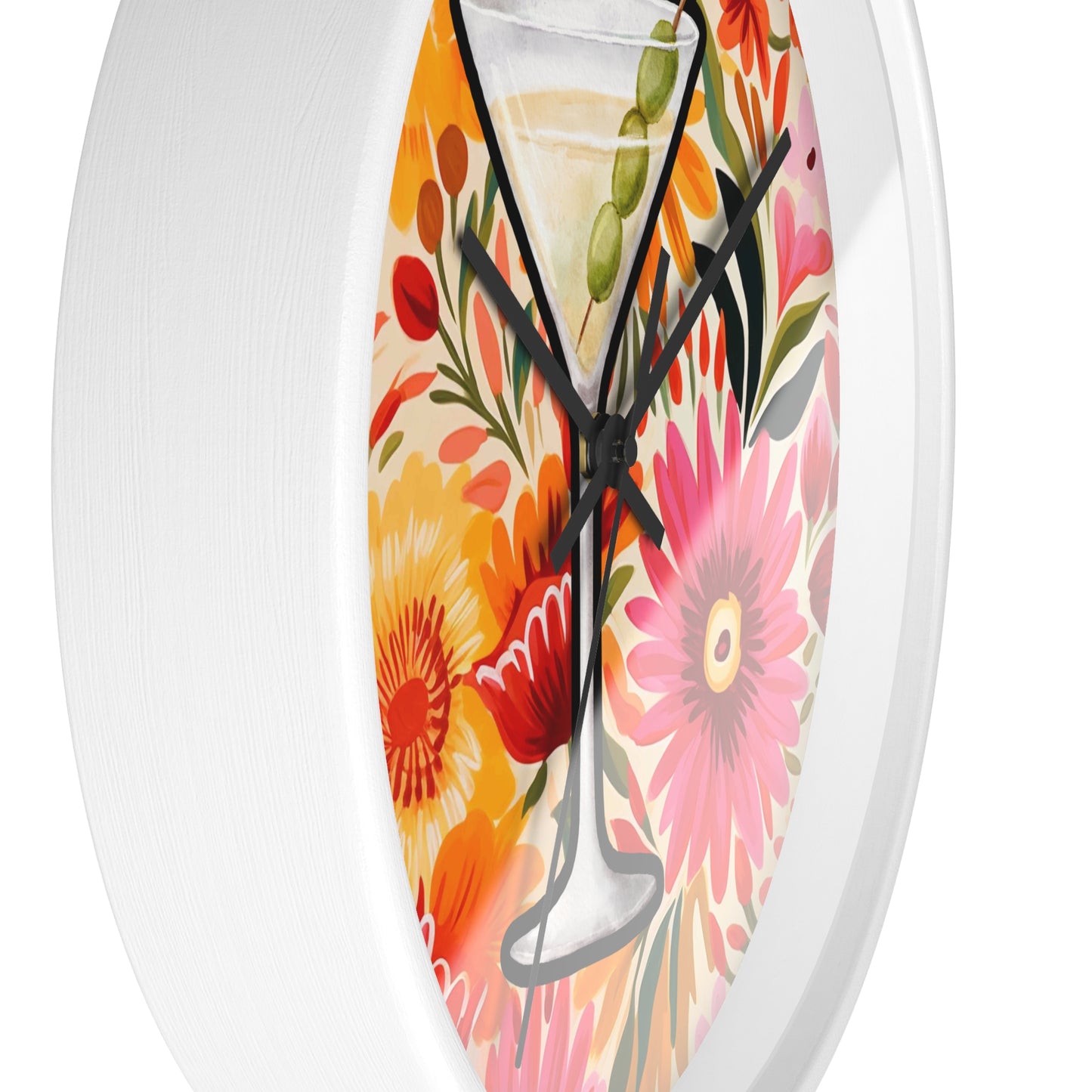 Maximalist Wall Clock, Modern Wall Art, Colorful Maximalist Wall Clock, maximalist