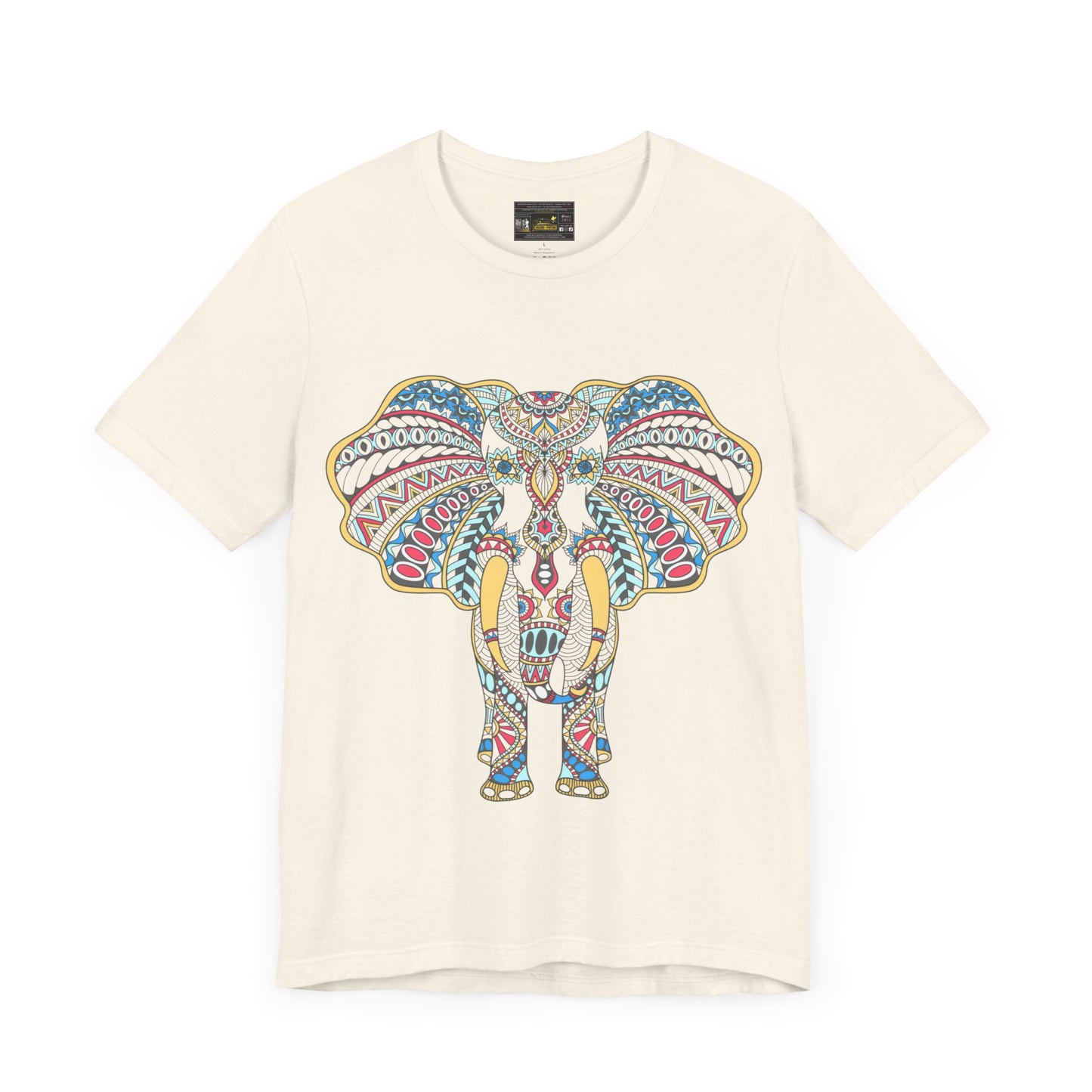 Indian Elephant ART Jersey Short Sleeve Tee