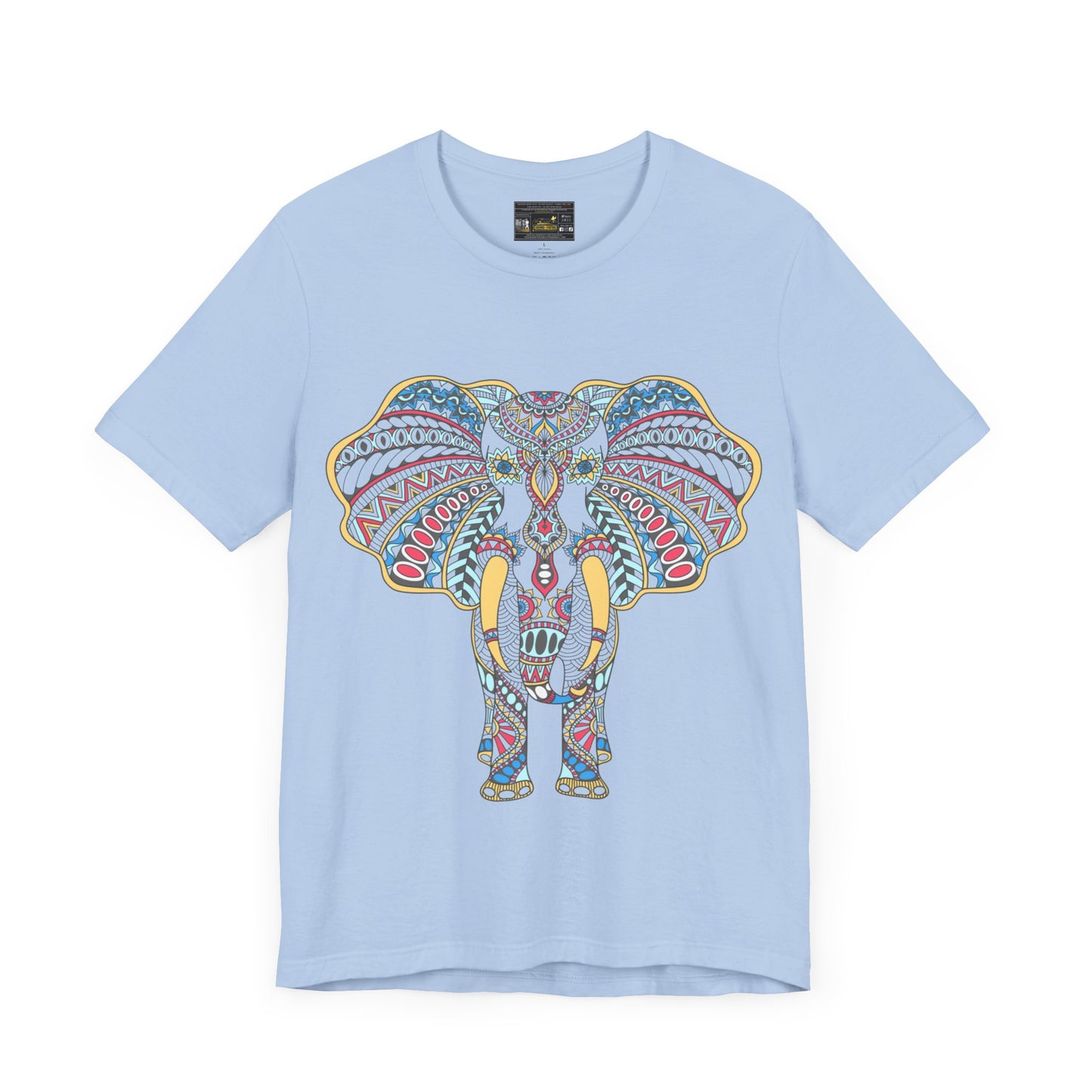 Indian Elephant ART Jersey Short Sleeve Tee