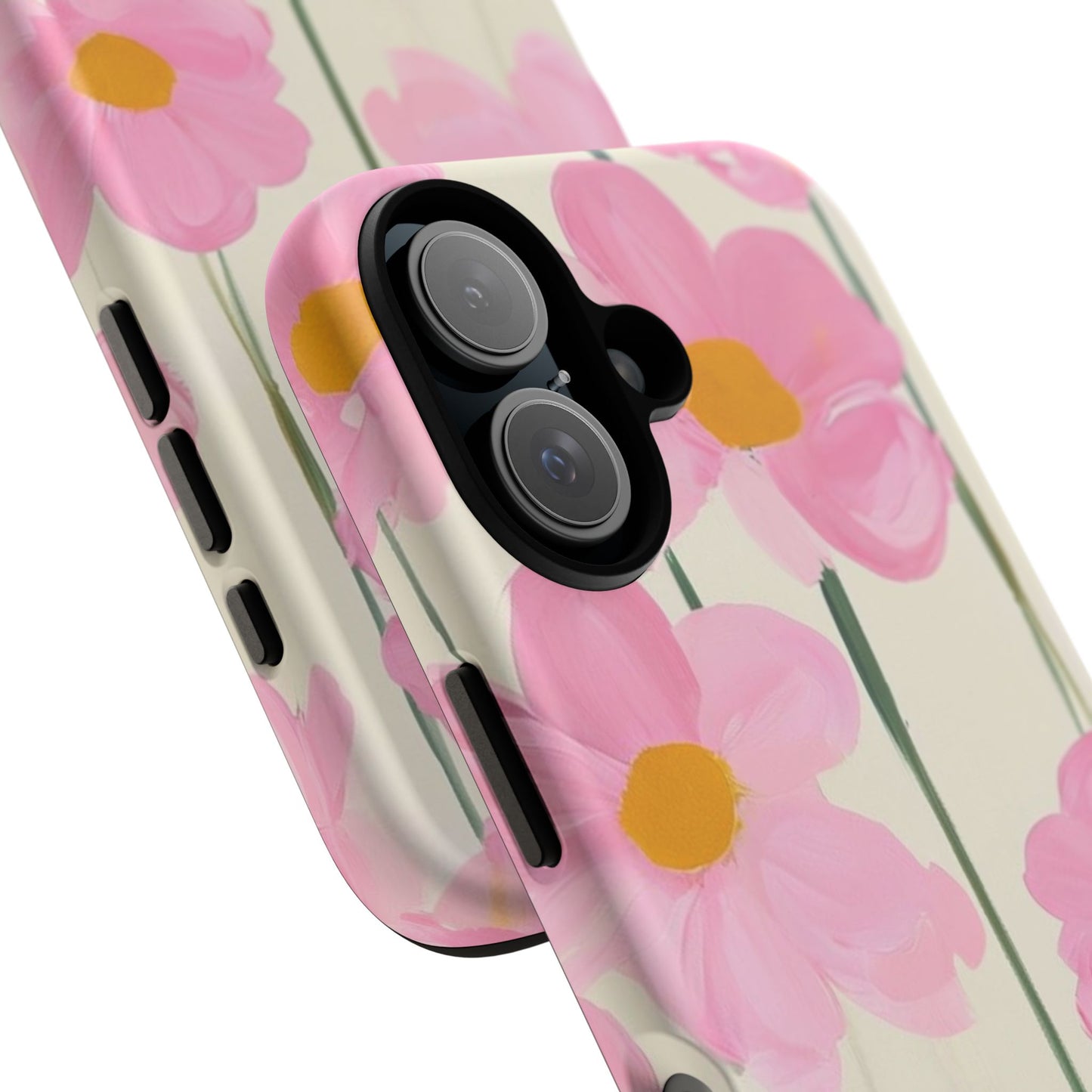 Floral Phone Case, Stylish Tough Case for iPhone, Protective Cover, Gifts for Her, Spring Vibes, Flower Design /