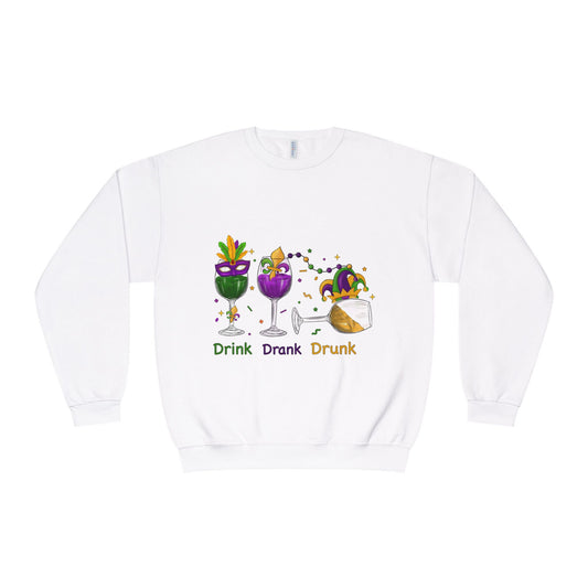 Mardi Gras time Crewneck Sweatshirt