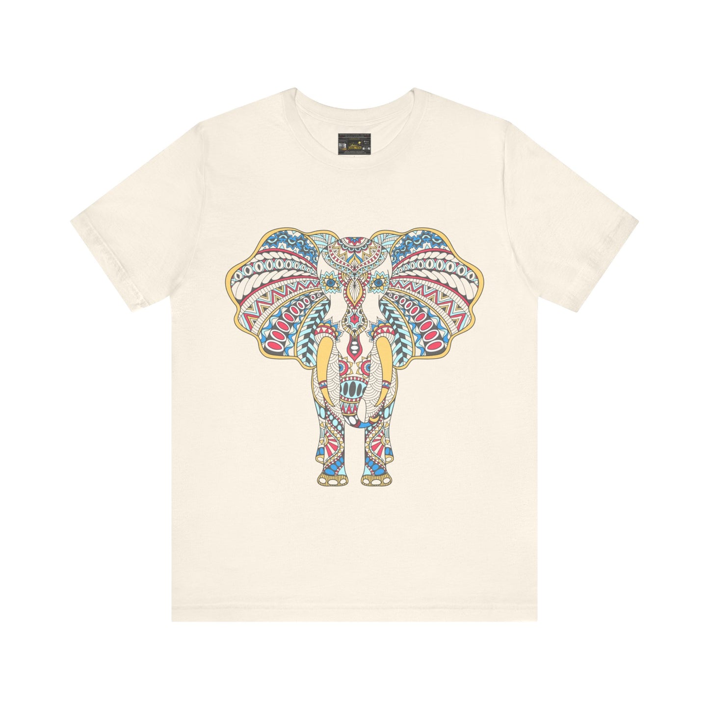 Indian Elephant ART Jersey Short Sleeve Tee