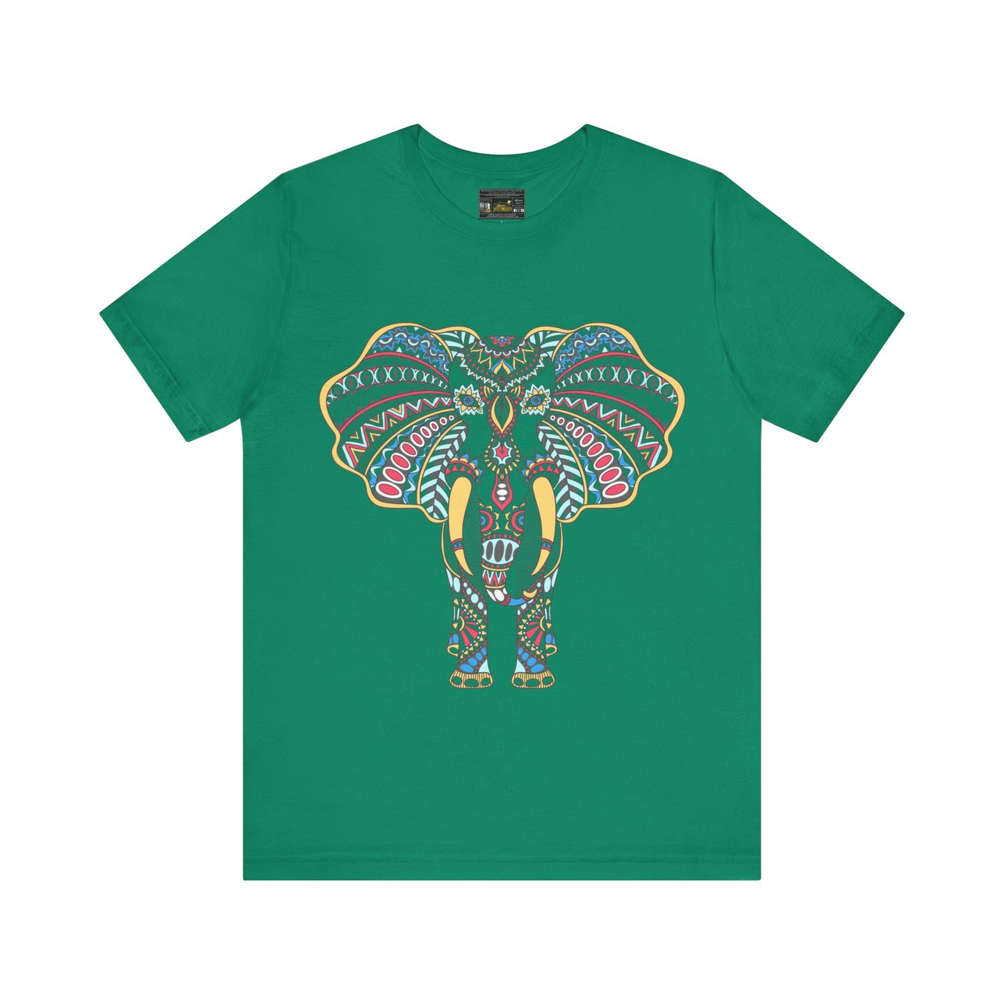 Indian Elephant ART Jersey Short Sleeve Tee