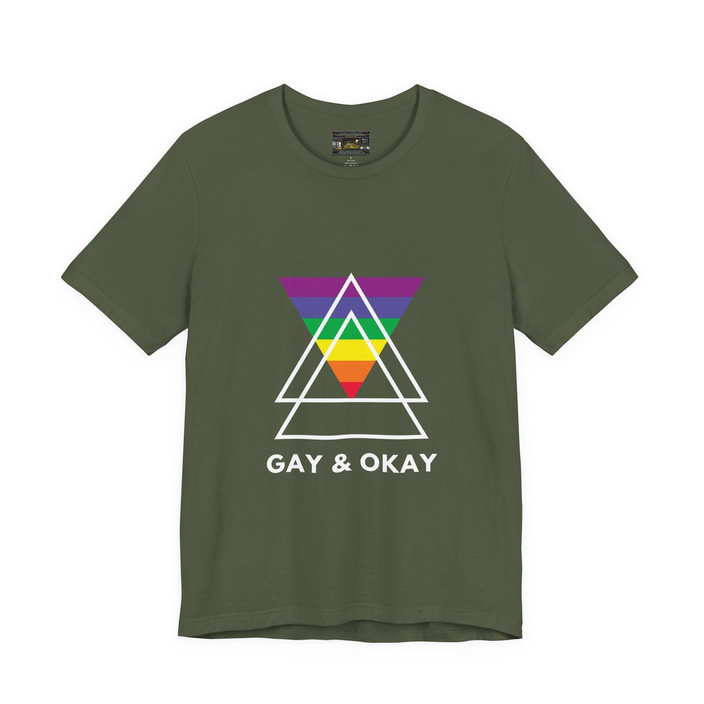 GAY & OKAY Unisex Jersey Short Sleeve Tee