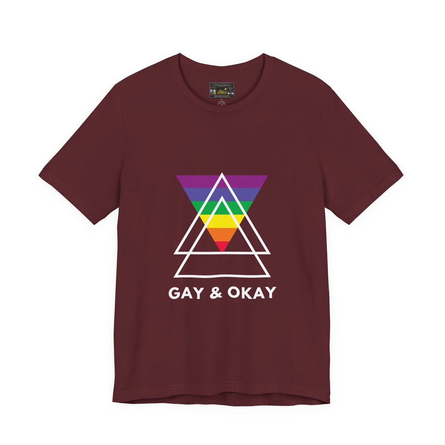 GAY & OKAY Unisex Jersey Short Sleeve Tee