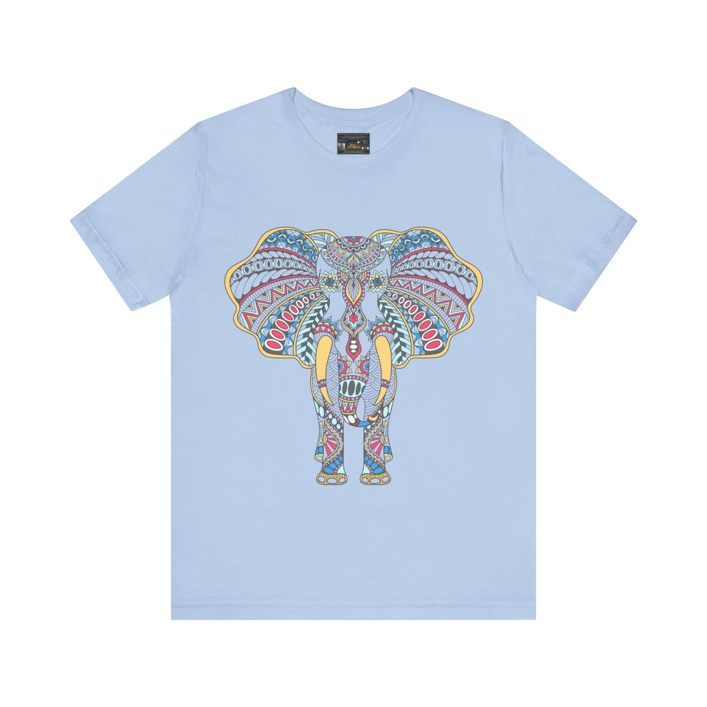 Indian Elephant ART Jersey Short Sleeve Tee