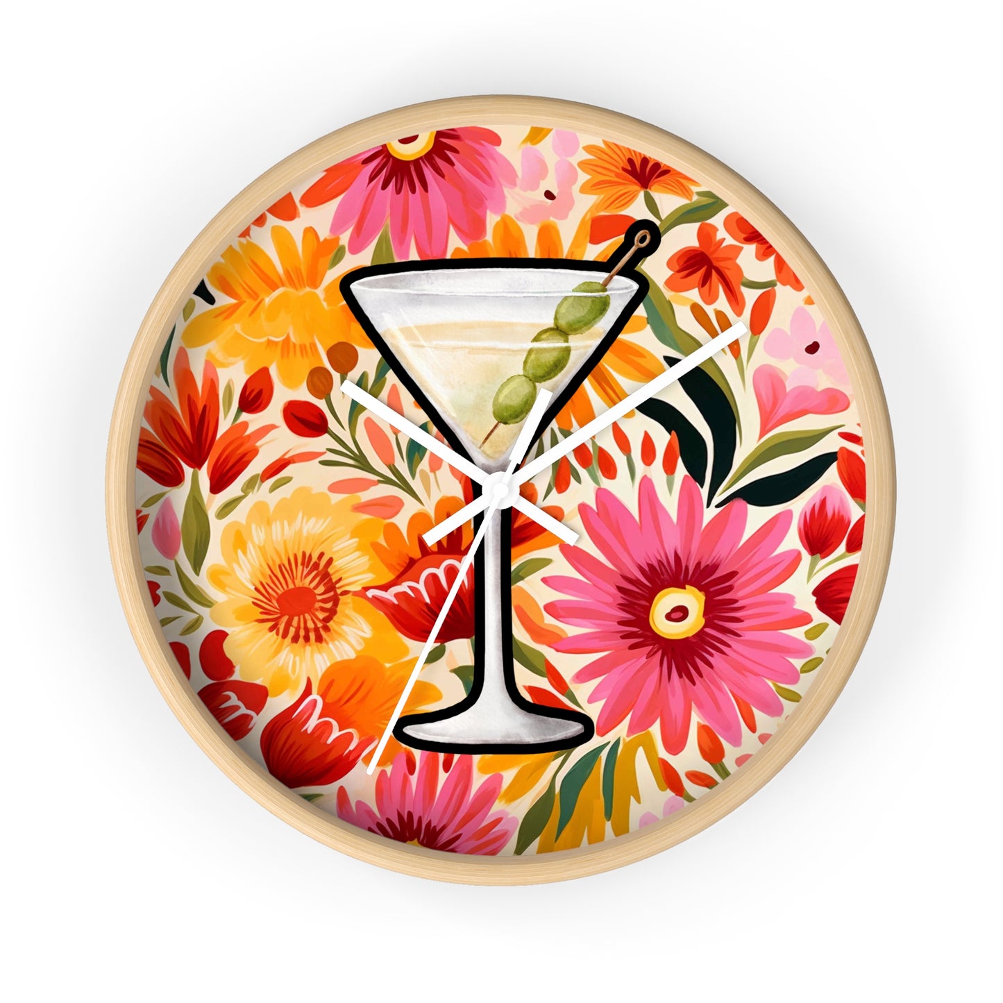 Maximalist Wall Clock, Modern Wall Art, Colorful Maximalist Wall Clock, maximalist