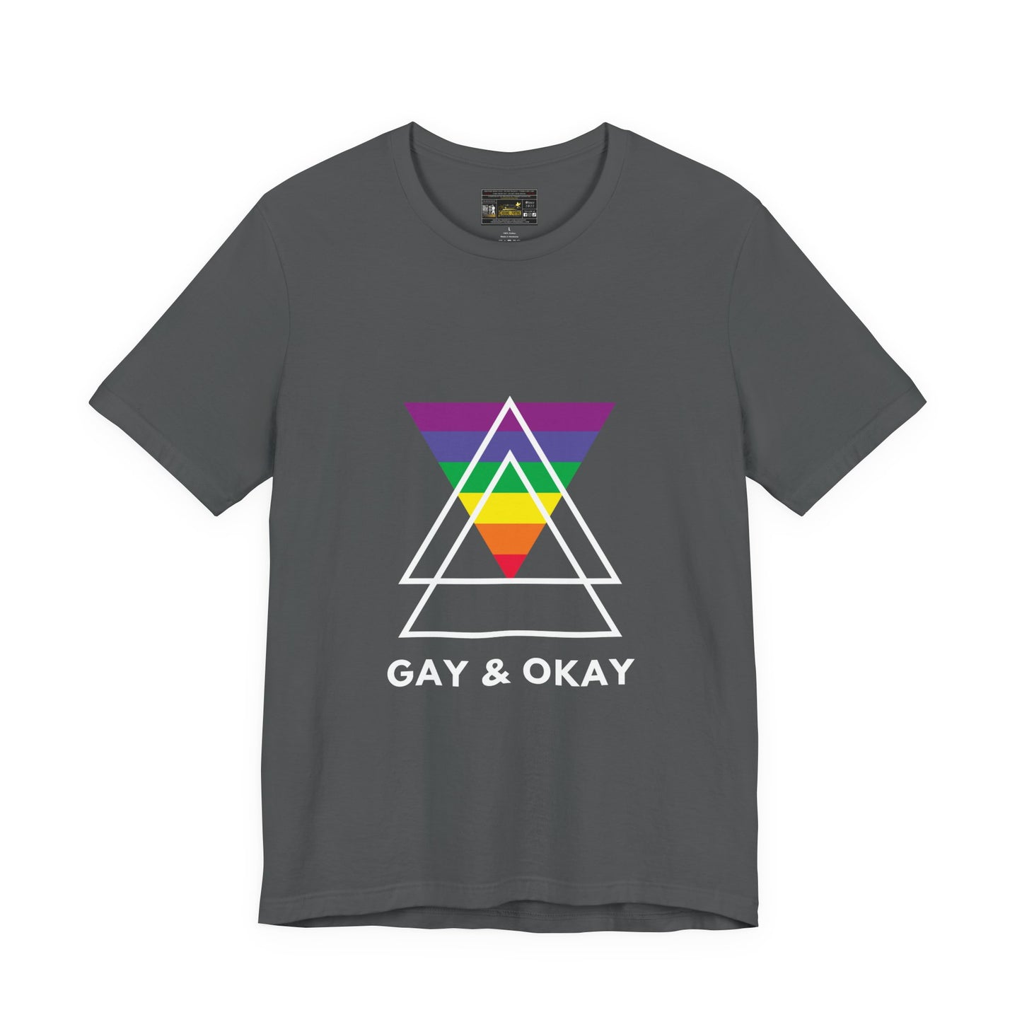 GAY & OKAY Unisex Jersey Short Sleeve Tee