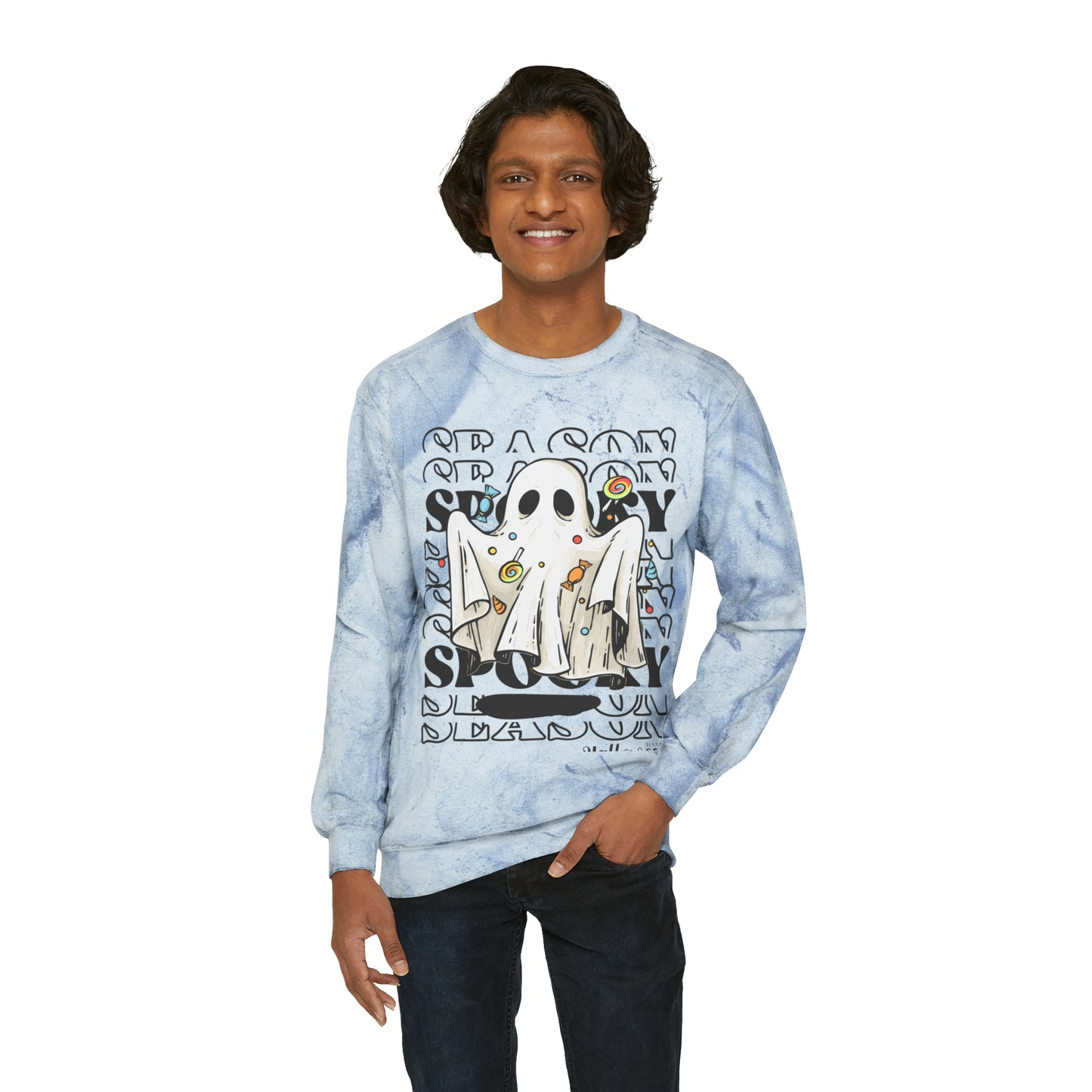 Unisex Color Blast Crewneck Sweatshirt