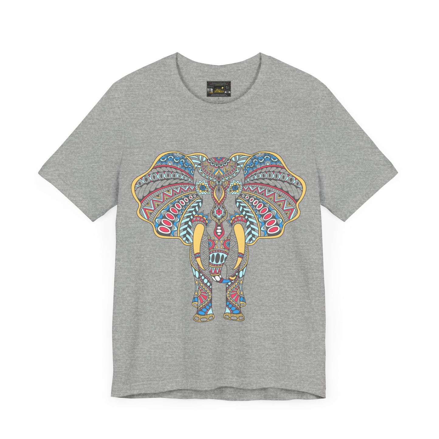 Indian Elephant ART Jersey Short Sleeve Tee