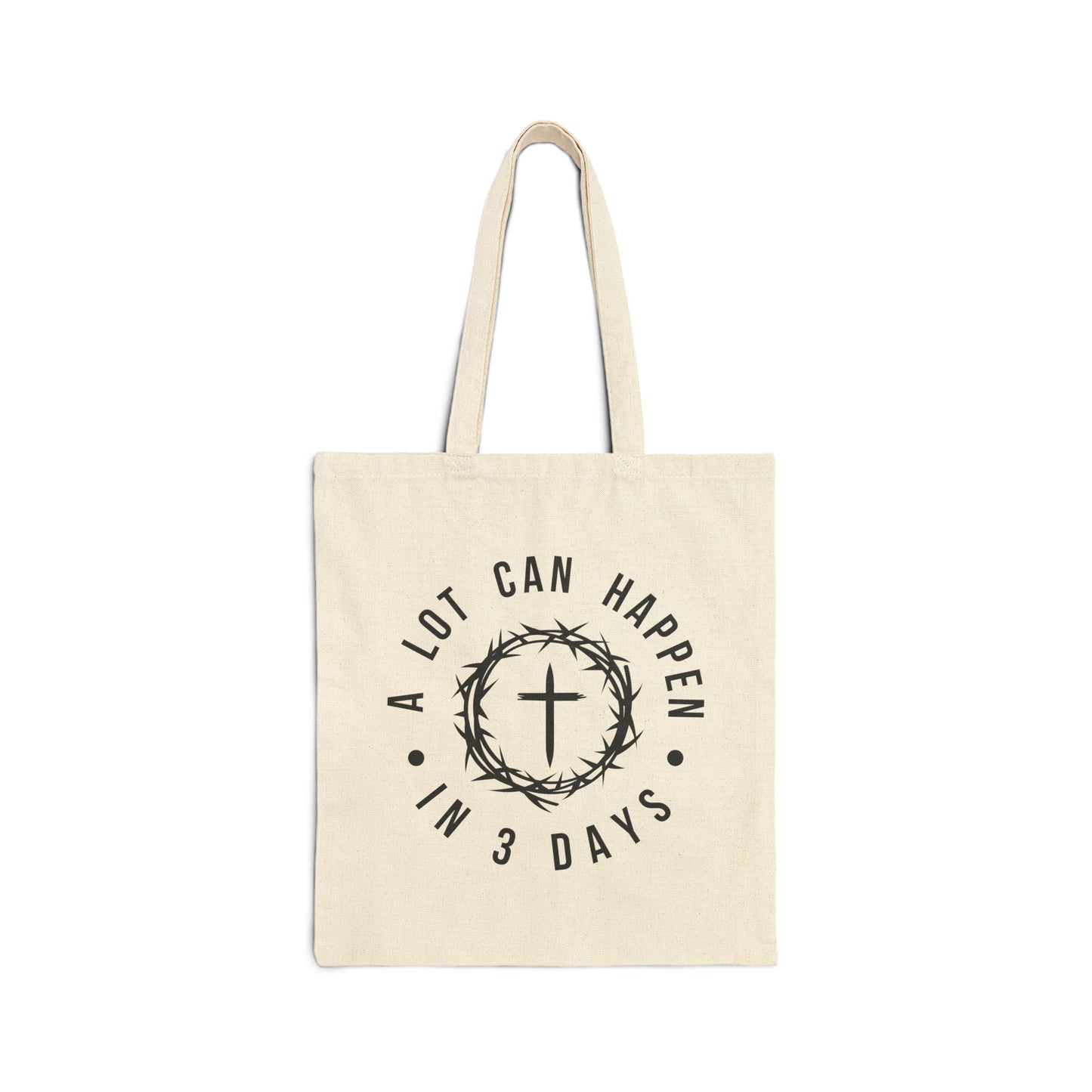 Easter Religious Cotton Canvas Tote Bag