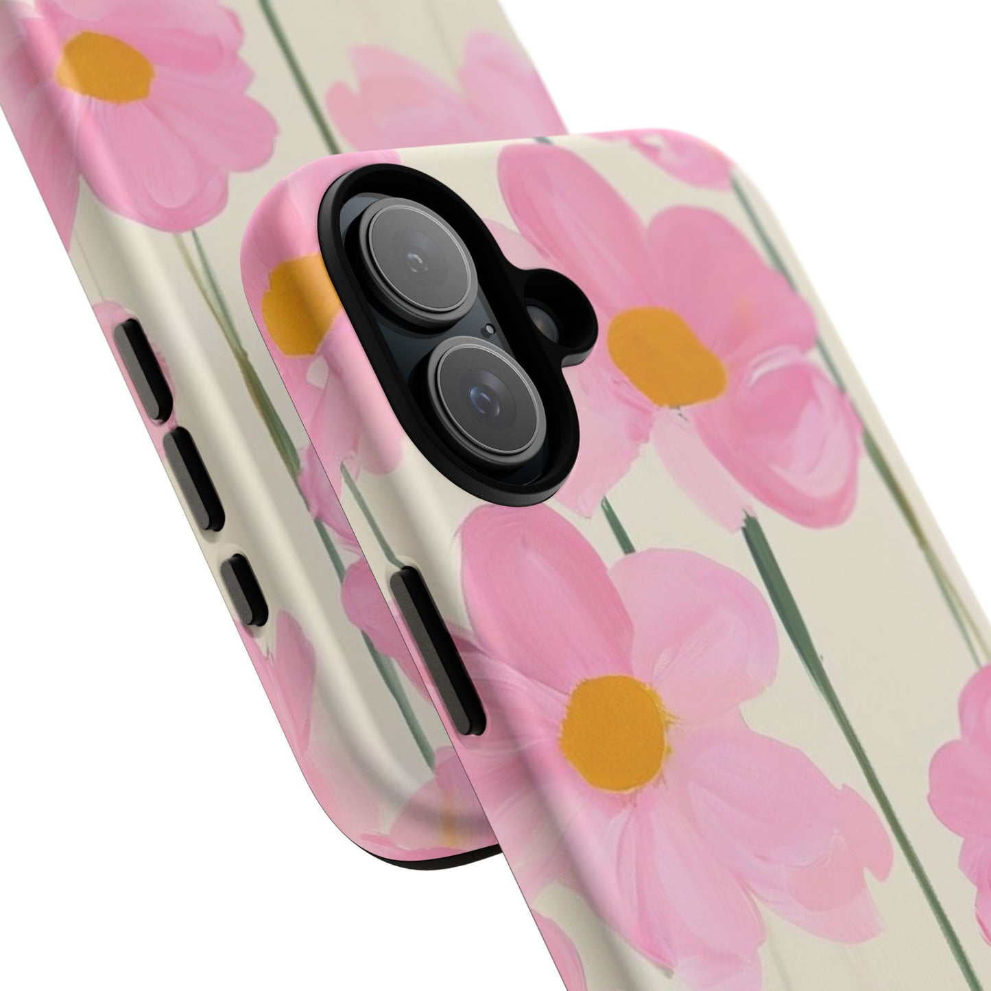 Floral Phone Case, Stylish Tough Case for iPhone, Protective Cover, Gifts for Her, Spring Vibes, Flower Design /