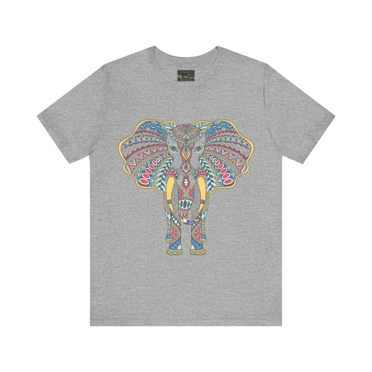 Indian Elephant ART Jersey Short Sleeve Tee