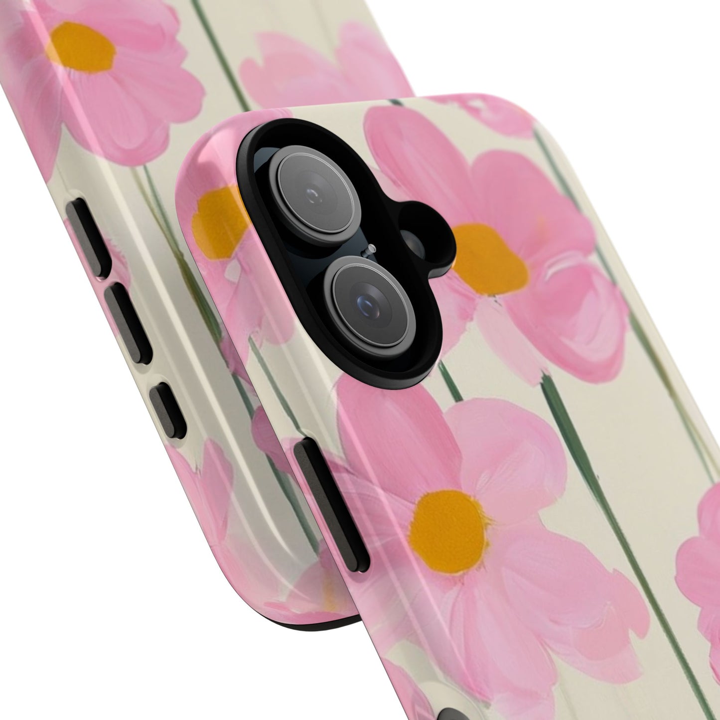 Floral Phone Case, Stylish Tough Case for iPhone, Protective Cover, Gifts for Her, Spring Vibes, Flower Design /